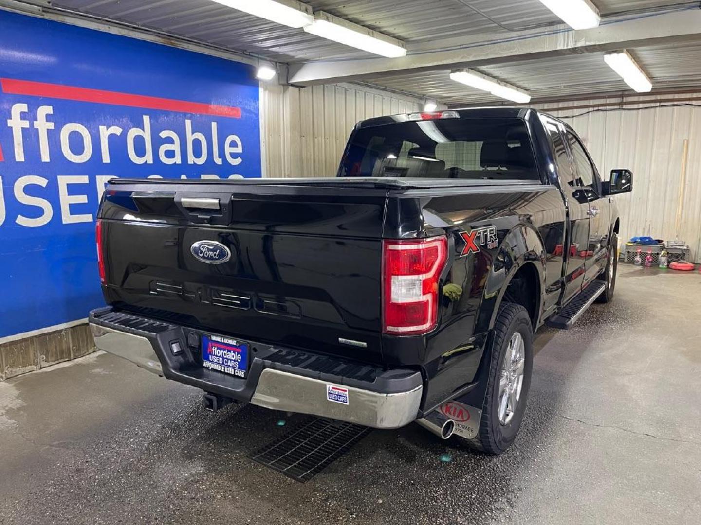 2018 BLACK FORD F150 SUPER CAB (1FTEX1EP7JK) with an 2.7L engine, Automatic transmission, located at 2525 S. Cushman, Fairbanks, AK, 99701, (907) 452-5707, 64.824036, -147.712311 - Photo#2