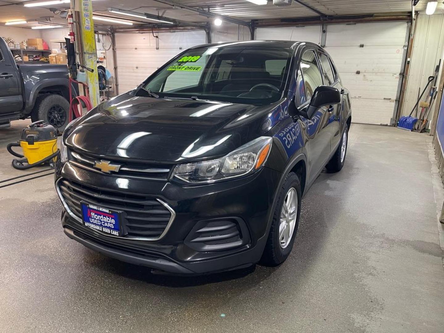 2019 BLACK CHEVROLET TRAX LS (3GNCJKSB8KL) with an 1.4L engine, Automatic transmission, located at 2525 S. Cushman, Fairbanks, AK, 99701, (907) 452-5707, 64.824036, -147.712311 - Photo#1