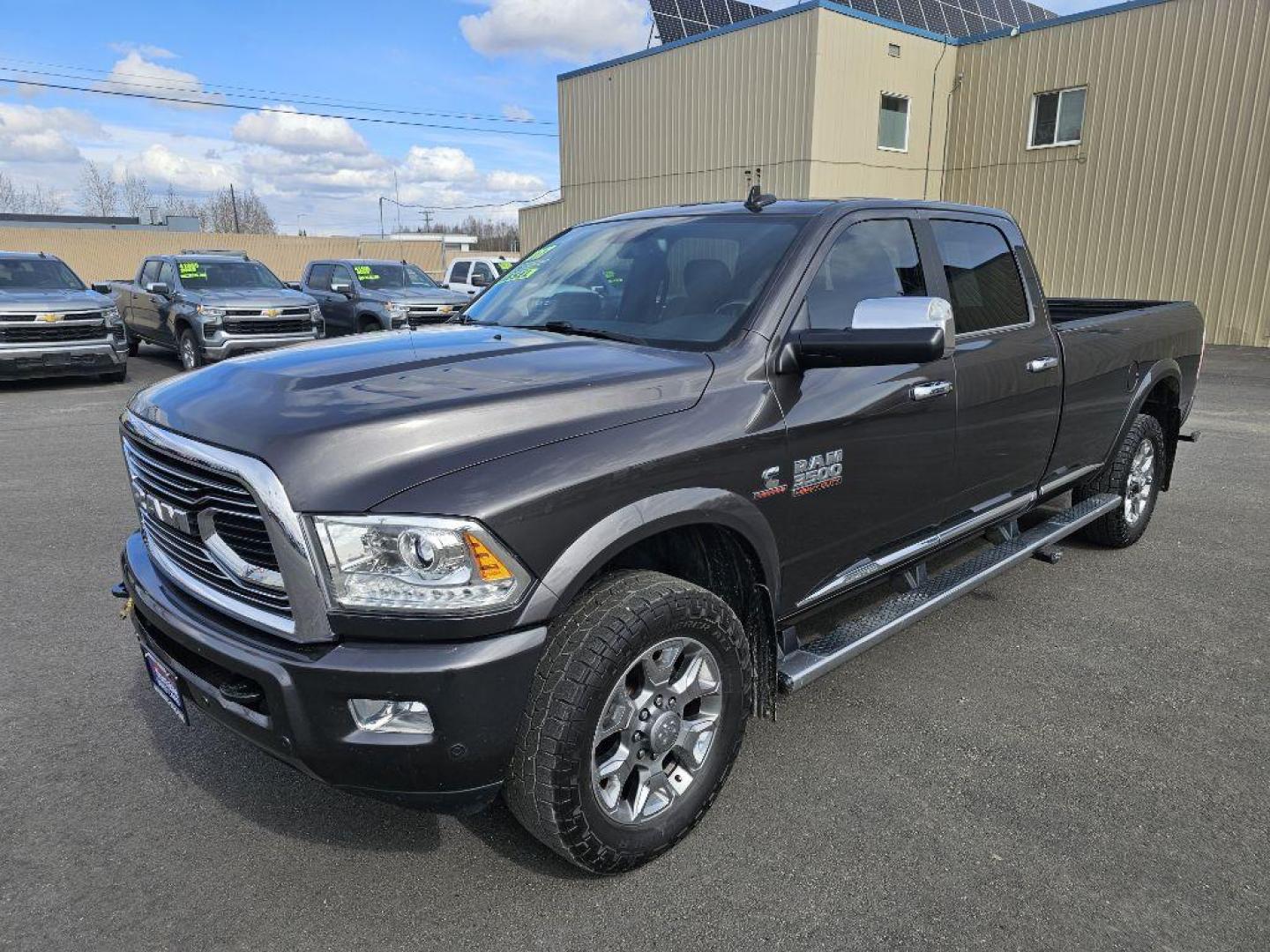 2017 BLACK RAM 3500 Limited (3C63R3KL4HG) with an 6.7L engine, Automatic transmission, located at 2525 S. Cushman, Fairbanks, AK, 99701, (907) 452-5707, 64.824036, -147.712311 - Photo#1