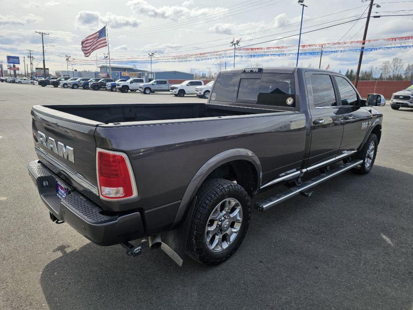 2017 BLACK RAM 3500 Limited (3C63R3KL4HG) with an 6.7L engine, Automatic transmission, located at 2525 S. Cushman, Fairbanks, AK, 99701, (907) 452-5707, 64.824036, -147.712311 - Photo#2