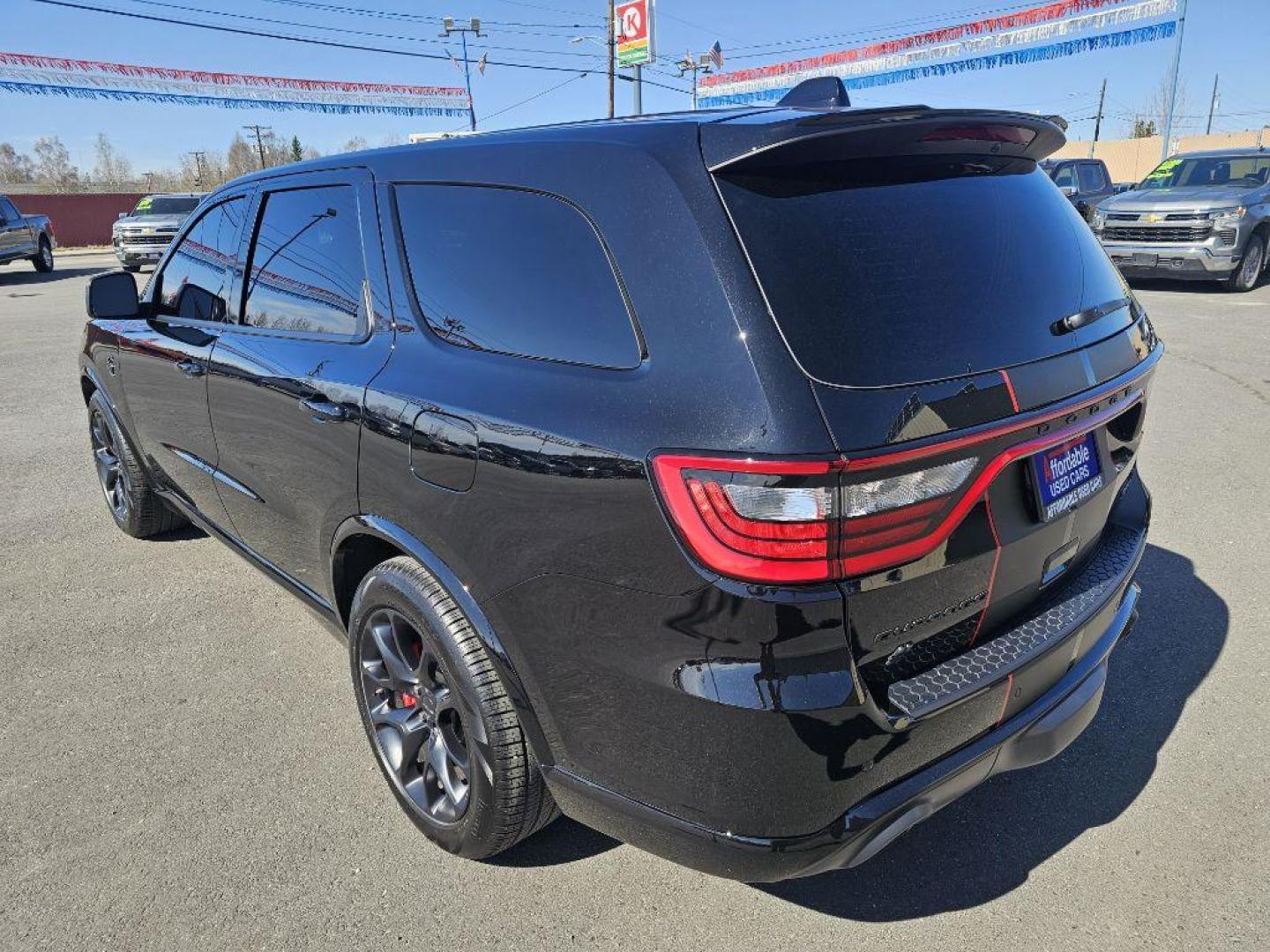 2023 BLACK DODGE DURANGO SRT HELLCAT (1C4SDJH9XPC) with an 6.2L engine, Automatic transmission, located at 2525 S. Cushman, Fairbanks, AK, 99701, (907) 452-5707, 64.824036, -147.712311 - Photo#3