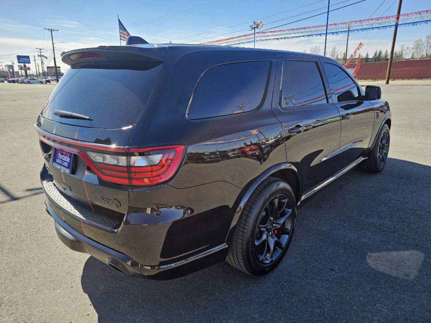 2023 BLACK DODGE DURANGO SRT HELLCAT (1C4SDJH9XPC) with an 6.2L engine, Automatic transmission, located at 2525 S. Cushman, Fairbanks, AK, 99701, (907) 452-5707, 64.824036, -147.712311 - Photo#4