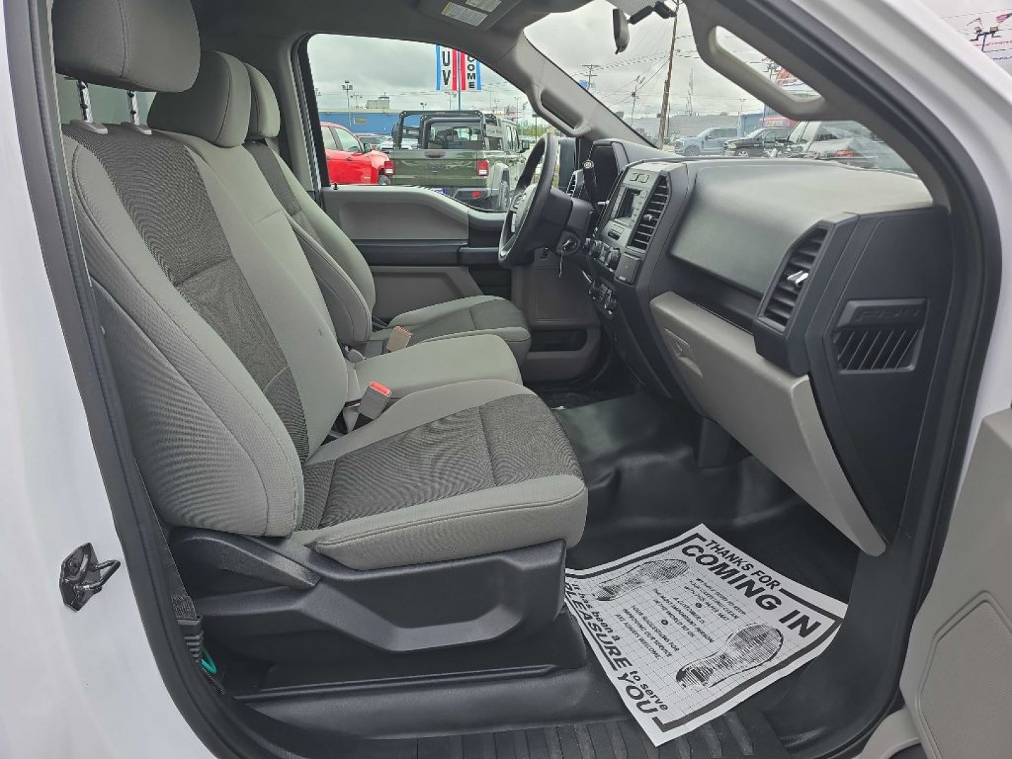 2018 WHITE FORD F150 (1FTMF1EBXJK) with an 3.3L engine, Automatic transmission, located at 2525 S. Cushman, Fairbanks, AK, 99701, (907) 452-5707, 64.824036, -147.712311- Photo#2