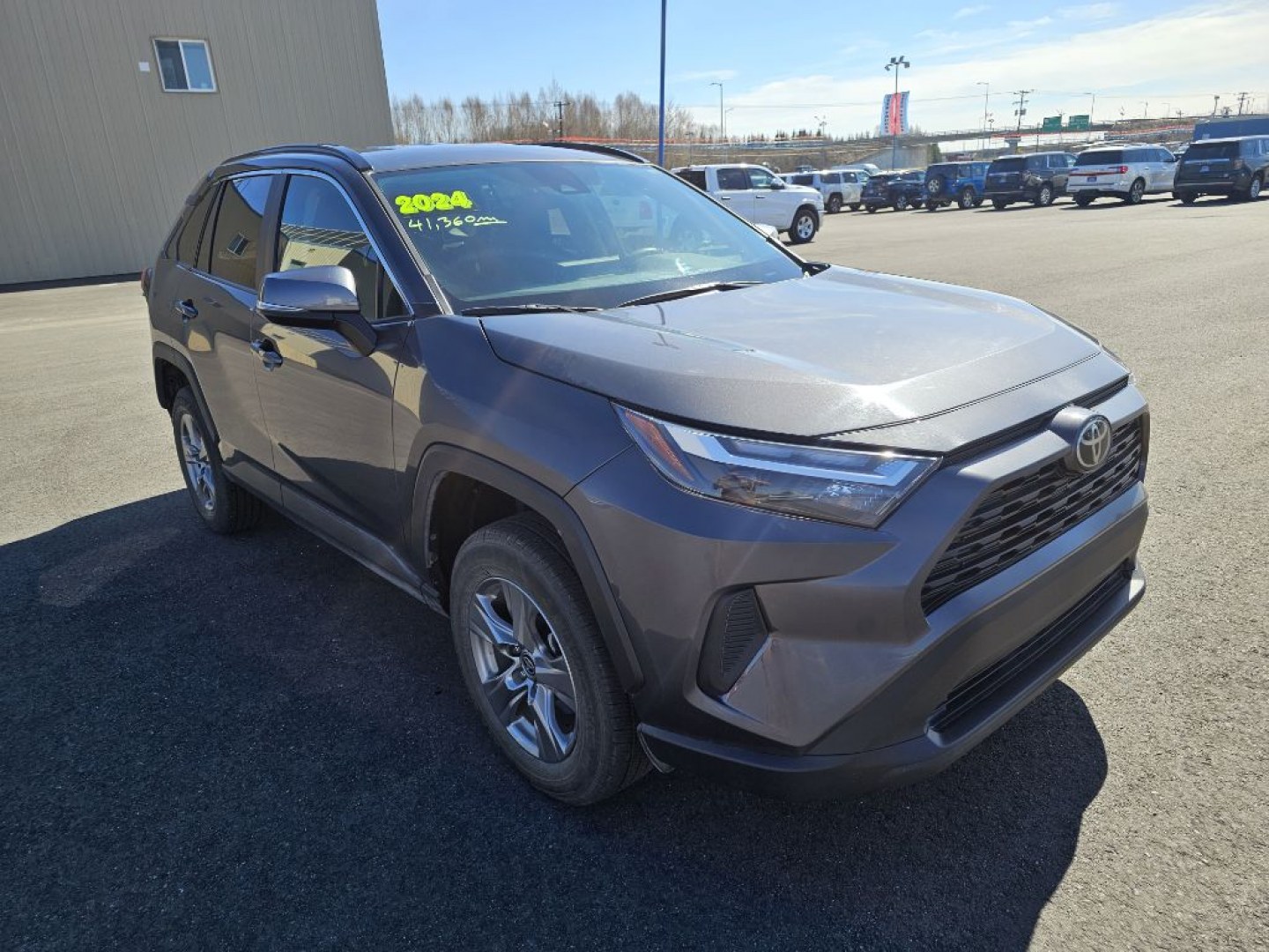 2024 GREY TOYOTA RAV4 XLE XLE (2T3P1RFV1RW) with an 2.5L engine, Automatic transmission, located at 2525 S. Cushman, Fairbanks, AK, 99701, (907) 452-5707, 64.824036, -147.712311- Photo#0