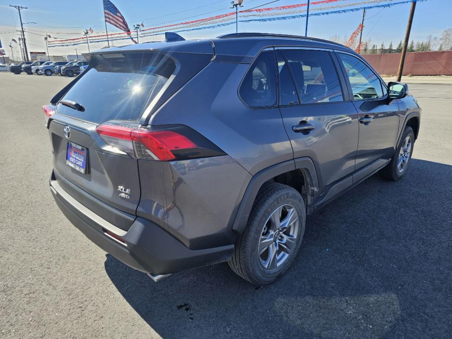 2024 GREY TOYOTA RAV4 XLE XLE (2T3P1RFV1RW) with an 2.5L engine, Automatic transmission, located at 2525 S. Cushman, Fairbanks, AK, 99701, (907) 452-5707, 64.824036, -147.712311- Photo#3