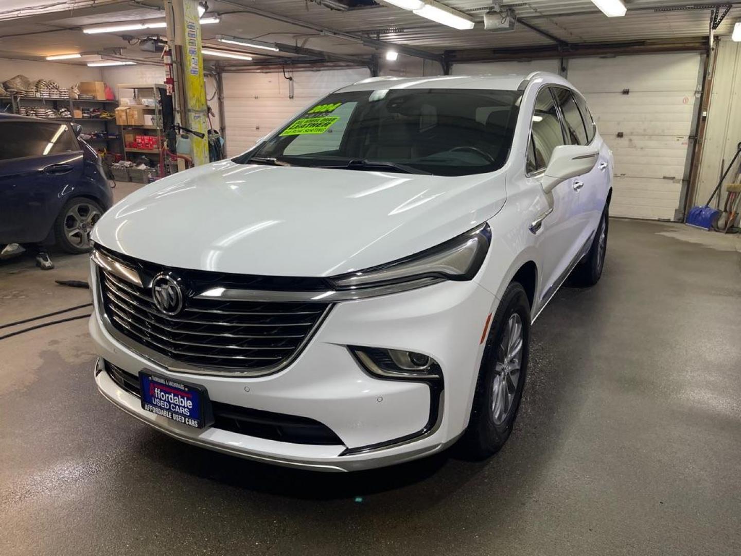 2024 WHITE BUICK ENCLAVE PREMIUM (5GAEVBKW3RJ) with an 3.6L engine, Automatic transmission, located at 2525 S. Cushman, Fairbanks, AK, 99701, (907) 452-5707, 64.824036, -147.712311 - Photo#1