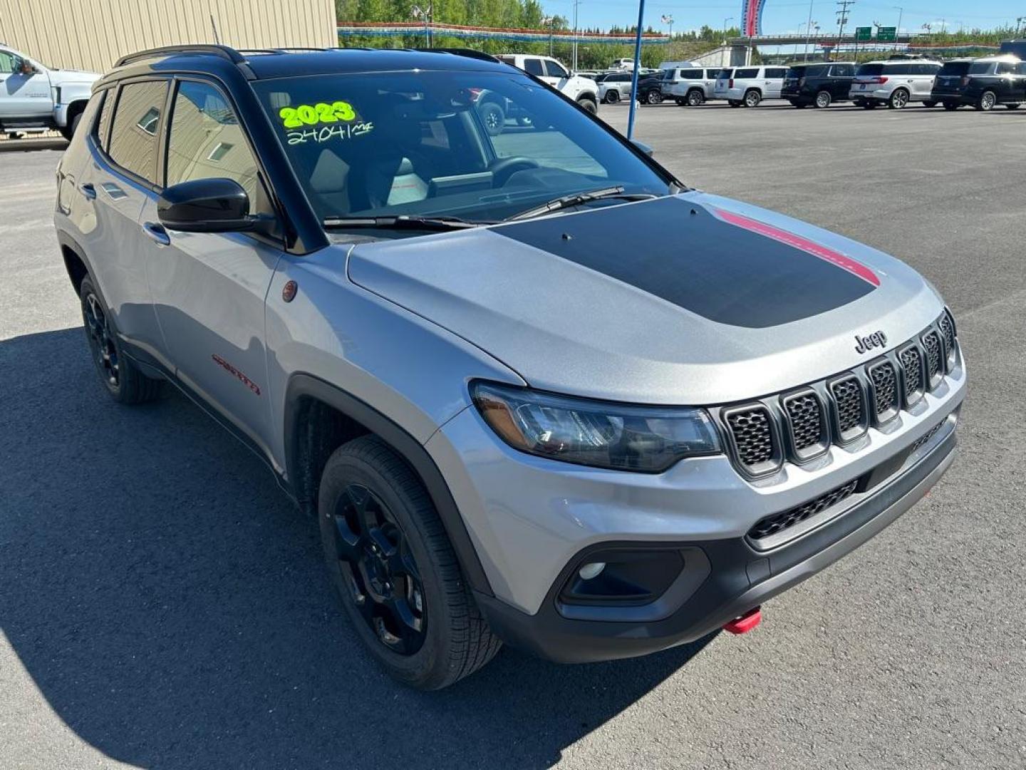 2023 SILVER JEEP COMPASS TRAILHAWK (3C4NJDDN8PT) with an 2.0L engine, Automatic transmission, located at 2525 S. Cushman, Fairbanks, AK, 99701, (907) 452-5707, 64.824036, -147.712311 - Photo#1
