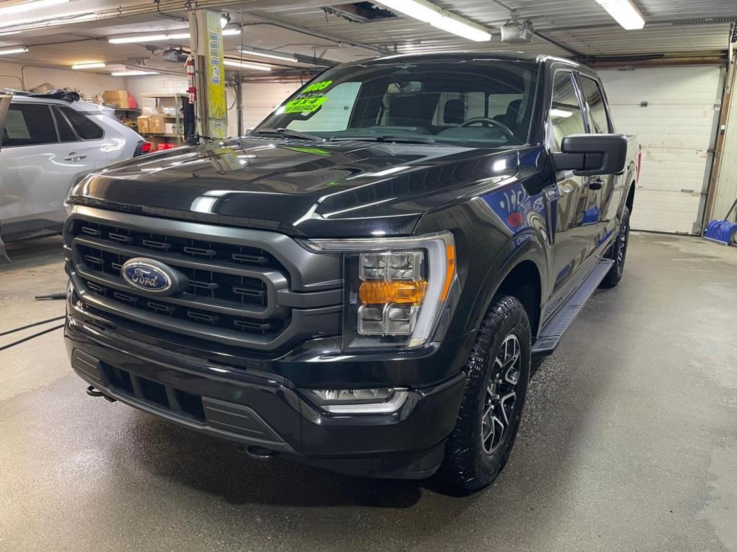 2023 BLACK FORD F150 XLT FX4 SUPERCREW (1FTFW1E84PF) with an 3.5L engine, Automatic transmission, located at 2525 S. Cushman, Fairbanks, AK, 99701, (907) 452-5707, 64.824036, -147.712311 - Photo#1