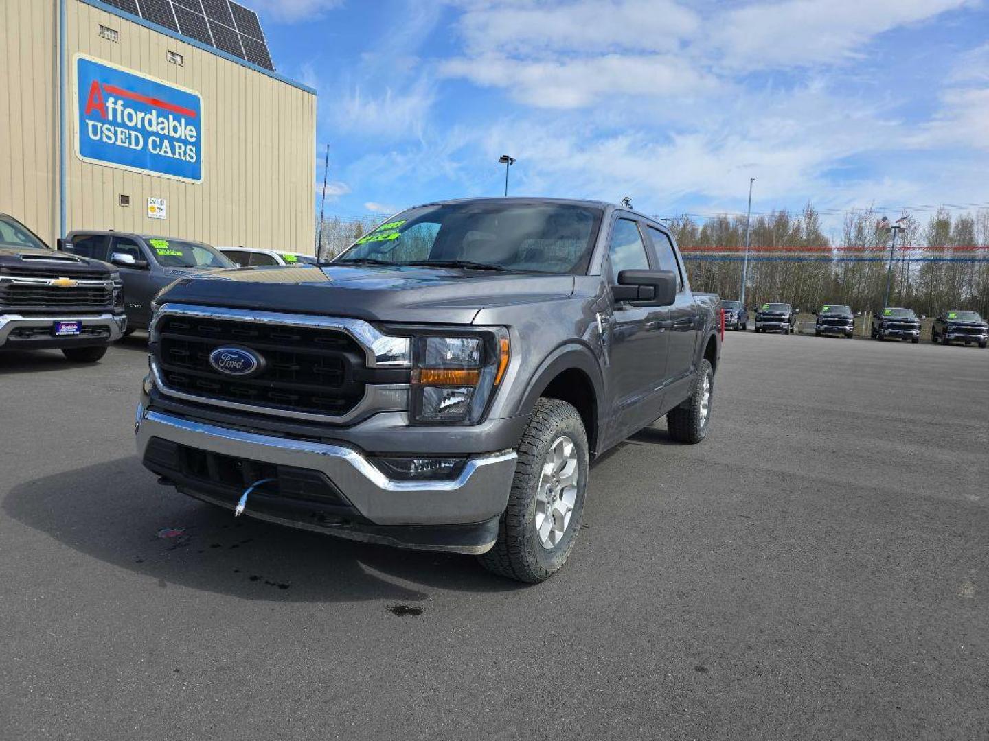 2023 GRAY FORD F150 SUPERCREW (1FTFW1E55PF) with an 5.0L engine, Automatic transmission, located at 2525 S. Cushman, Fairbanks, AK, 99701, (907) 452-5707, 64.824036, -147.712311 - Photo#4