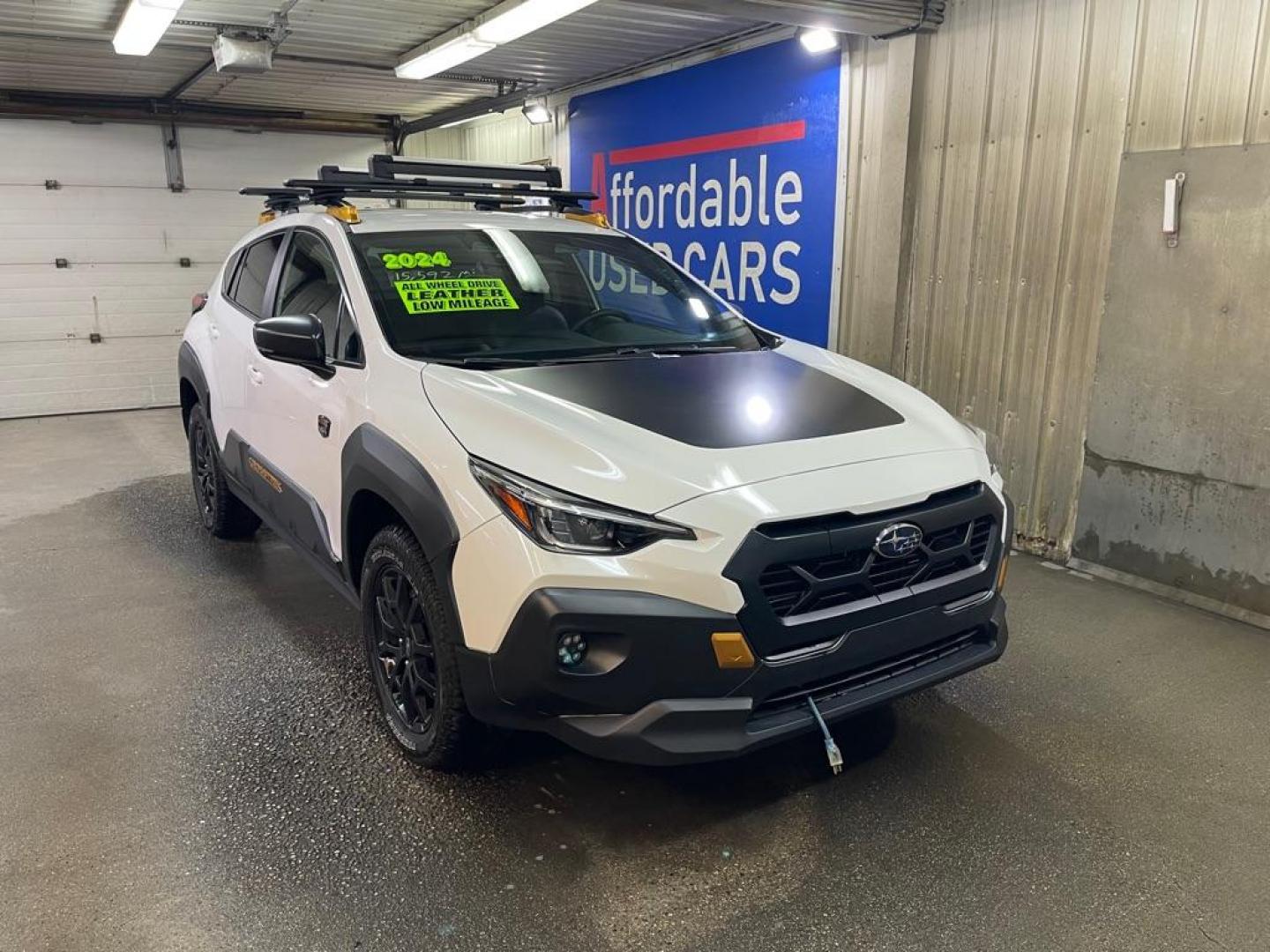 2024 WHITE SUBARU CROSSTREK WILDERNESS (4S4GUHT67R3) with an 2.5L engine, Continuously Variable transmission, located at 2525 S. Cushman, Fairbanks, AK, 99701, (907) 452-5707, 64.824036, -147.712311 - Photo#0