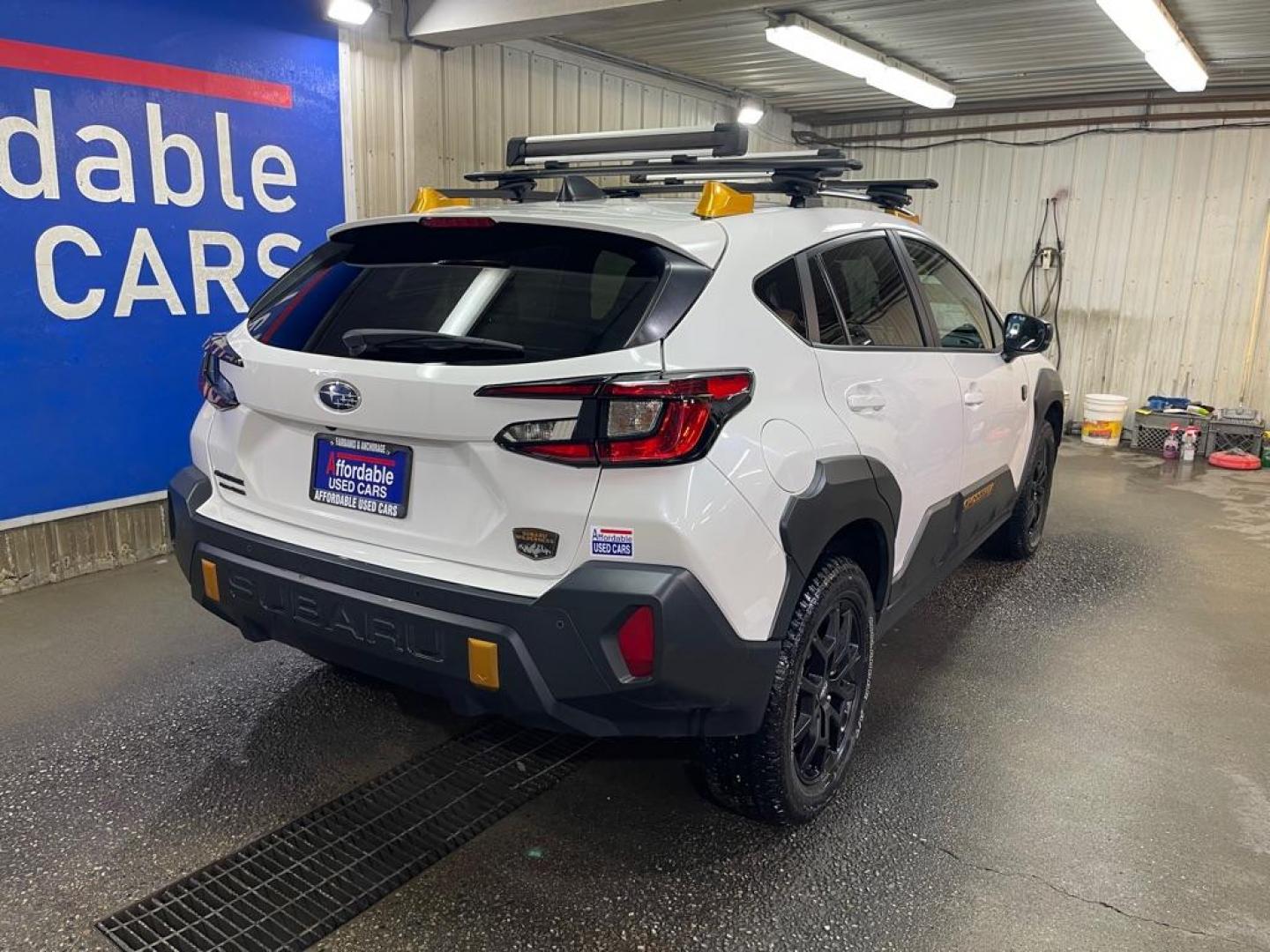 2024 WHITE SUBARU CROSSTREK WILDERNESS (4S4GUHT67R3) with an 2.5L engine, Continuously Variable transmission, located at 2525 S. Cushman, Fairbanks, AK, 99701, (907) 452-5707, 64.824036, -147.712311 - Photo#2
