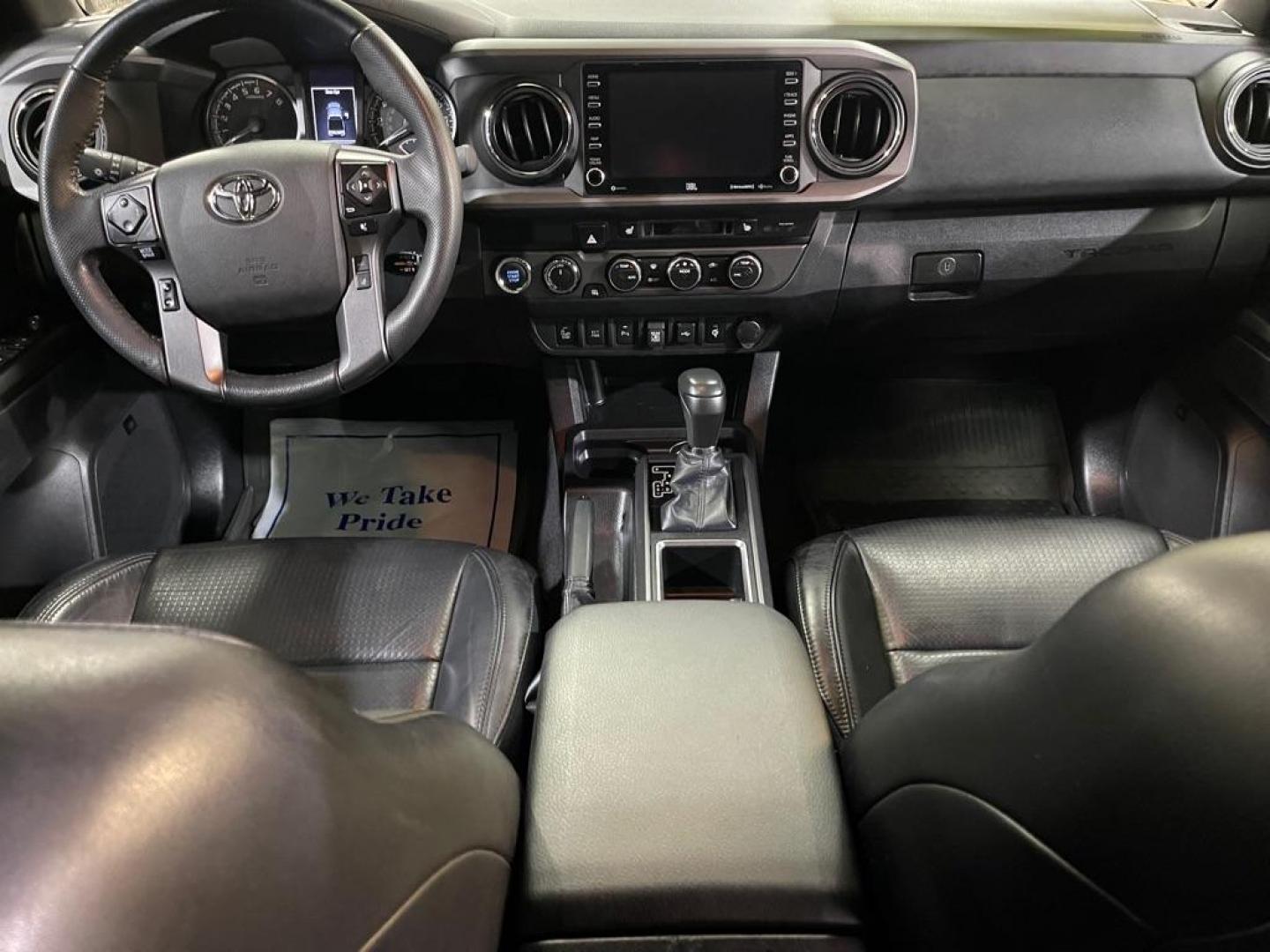 2022 BLACK TOYOTA TACOMA DOUBLE CAB (3TMDZ5BN7NM) with an 3.5L engine, Automatic transmission, located at 2525 S. Cushman, Fairbanks, AK, 99701, (907) 452-5707, 64.824036, -147.712311 - Photo#5