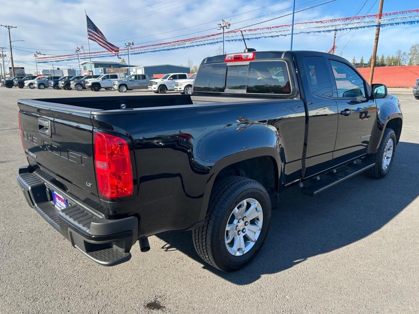 2022 BLACK CHEVROLET COLORADO LT (1GCHSCEA5N1) with an 2.5L engine, Automatic transmission, located at 2525 S. Cushman, Fairbanks, AK, 99701, (907) 452-5707, 64.824036, -147.712311 - Photo#2