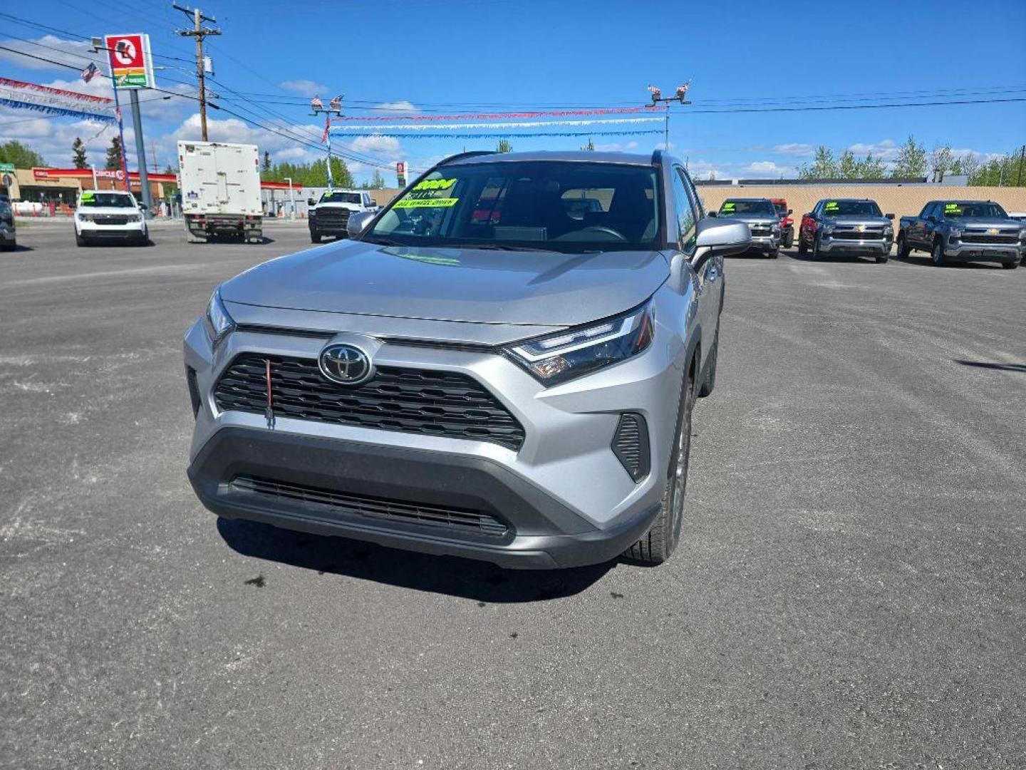 2024 SILVER TOYOTA RAV4 XLE XLE (2T3P1RFV6RW) with an 2.5L engine, Automatic transmission, located at 2525 S. Cushman, Fairbanks, AK, 99701, (907) 452-5707, 64.824036, -147.712311 - Photo#0