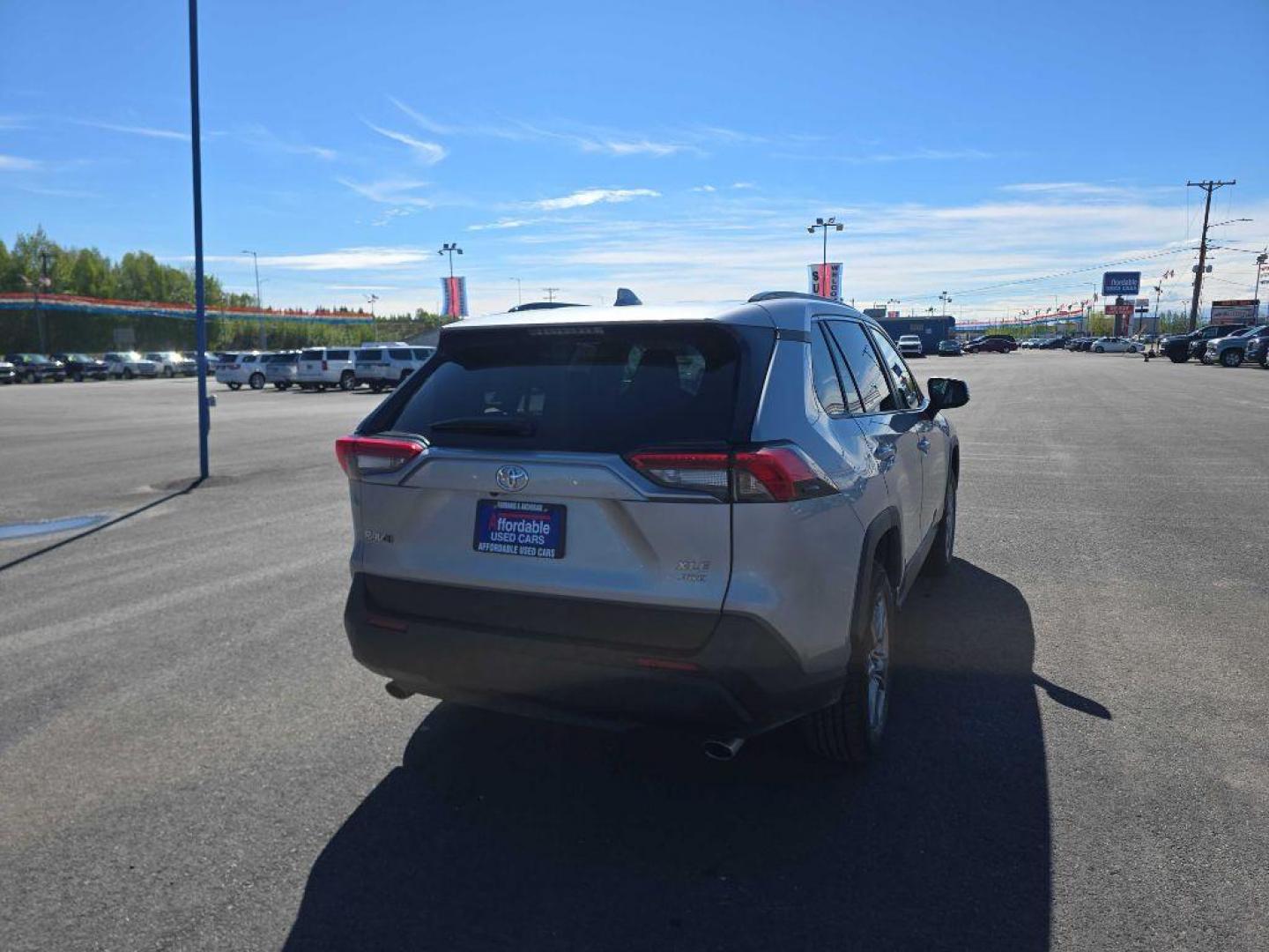 2024 SILVER TOYOTA RAV4 XLE XLE (2T3P1RFV6RW) with an 2.5L engine, Automatic transmission, located at 2525 S. Cushman, Fairbanks, AK, 99701, (907) 452-5707, 64.824036, -147.712311 - Photo#2