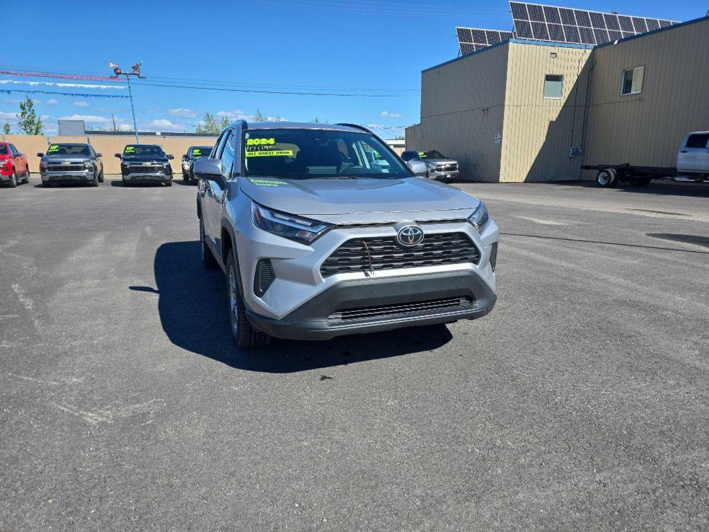 2024 SILVER TOYOTA RAV4 XLE XLE (2T3P1RFV6RW) with an 2.5L engine, Automatic transmission, located at 2525 S. Cushman, Fairbanks, AK, 99701, (907) 452-5707, 64.824036, -147.712311 - Photo#1