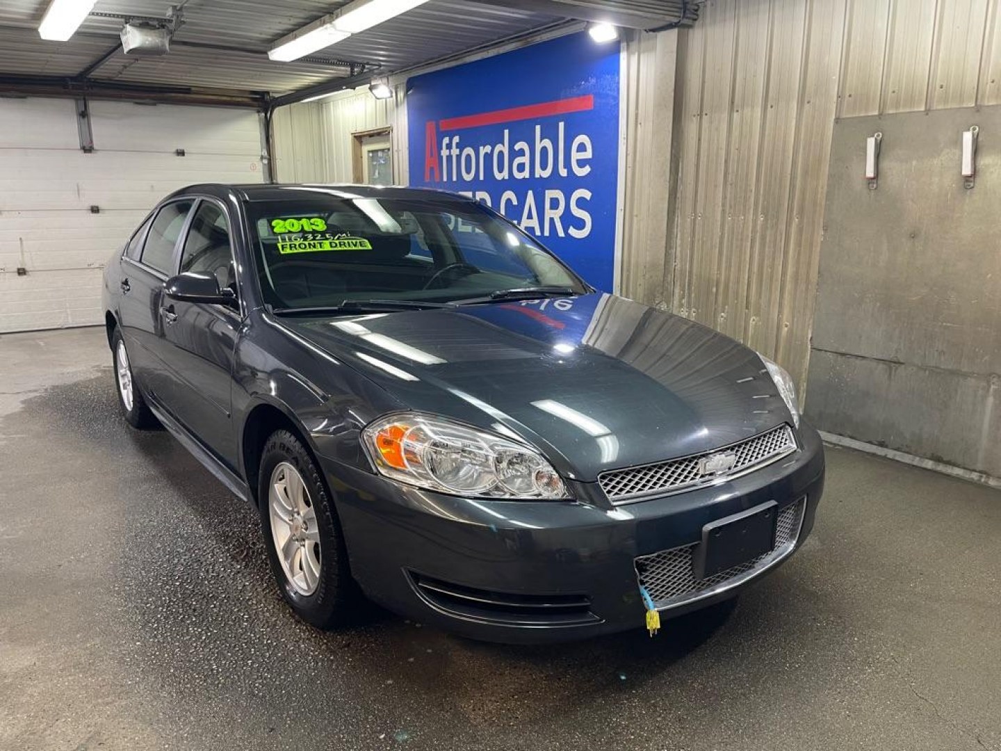 2013 BLACK CHEVROLET IMPALA LS (2G1WA5E35D1) with an 3.6L engine, Automatic transmission, located at 2525 S. Cushman, Fairbanks, AK, 99701, (907) 452-5707, 64.824036, -147.712311- Photo#0