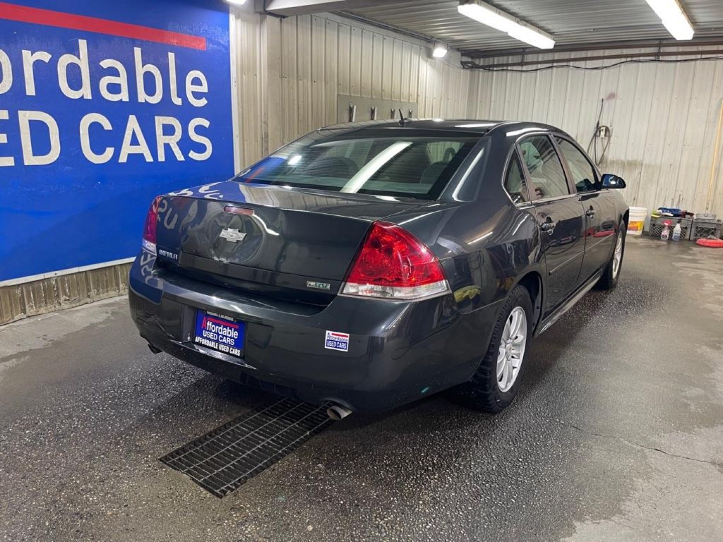 2013 BLACK CHEVROLET IMPALA LS (2G1WA5E35D1) with an 3.6L engine, Automatic transmission, located at 2525 S. Cushman, Fairbanks, AK, 99701, (907) 452-5707, 64.824036, -147.712311- Photo#2