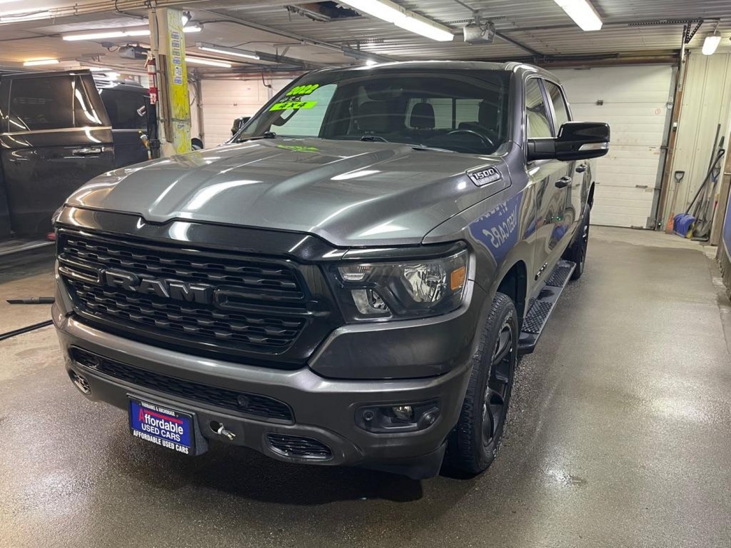 2022 GRAY RAM 1500 BIG HORN/LONE STAR (1C6SRFFT9NN) with an 5.7L engine, Automatic transmission, located at 2525 S. Cushman, Fairbanks, AK, 99701, (907) 452-5707, 64.824036, -147.712311- Photo#1