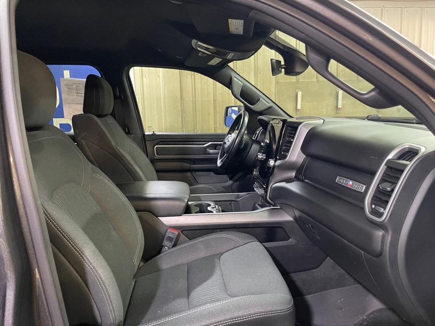 2022 GRAY RAM 1500 BIG HORN/LONE STAR (1C6SRFFT9NN) with an 5.7L engine, Automatic transmission, located at 2525 S. Cushman, Fairbanks, AK, 99701, (907) 452-5707, 64.824036, -147.712311- Photo#3