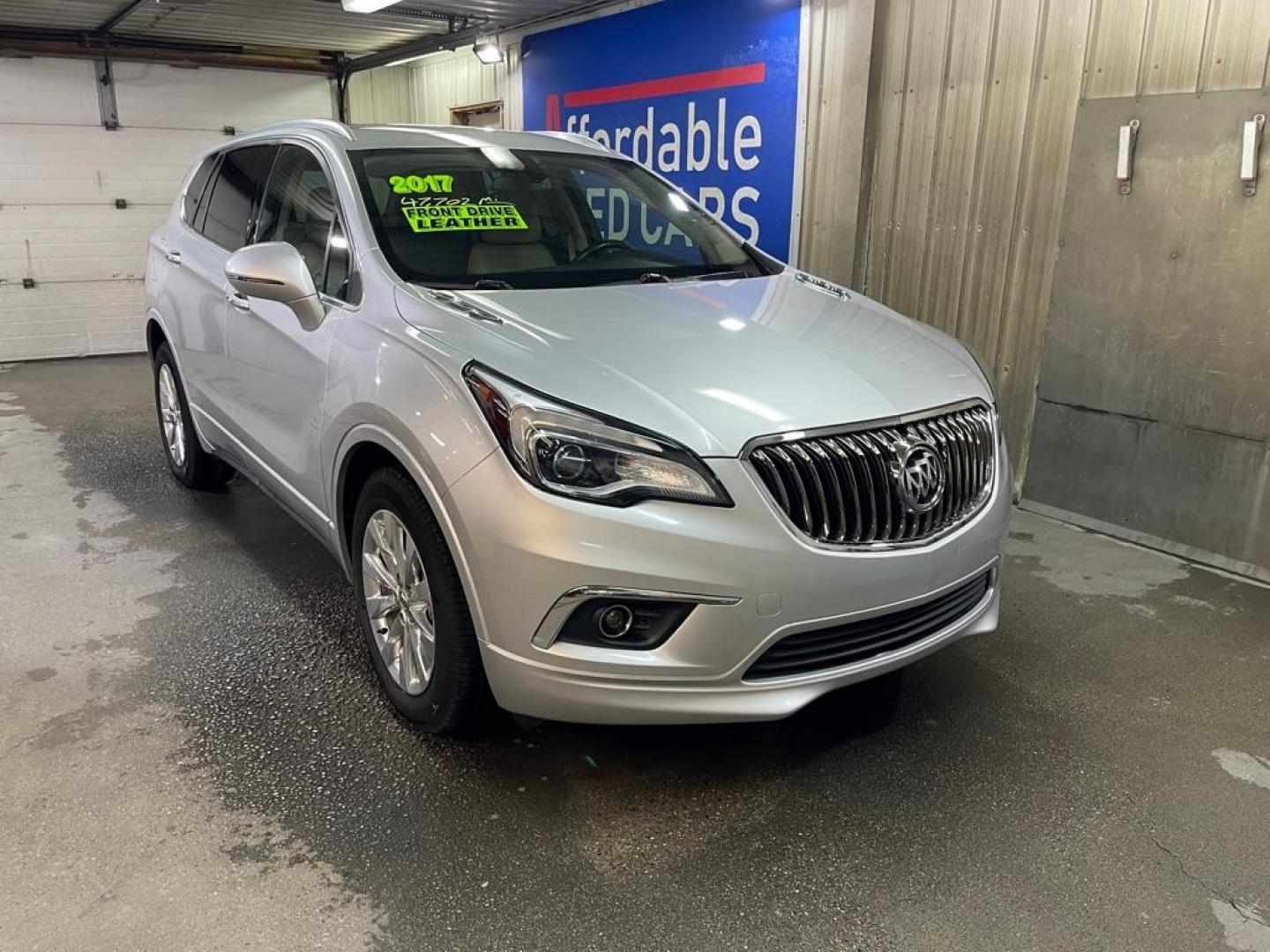 2017 GRAY BUICK ENVISION ESSENCE (LRBFXBSA7HD) with an 2.5L engine, Automatic transmission, located at 2525 S. Cushman, Fairbanks, AK, 99701, (907) 452-5707, 64.824036, -147.712311 - Photo#0