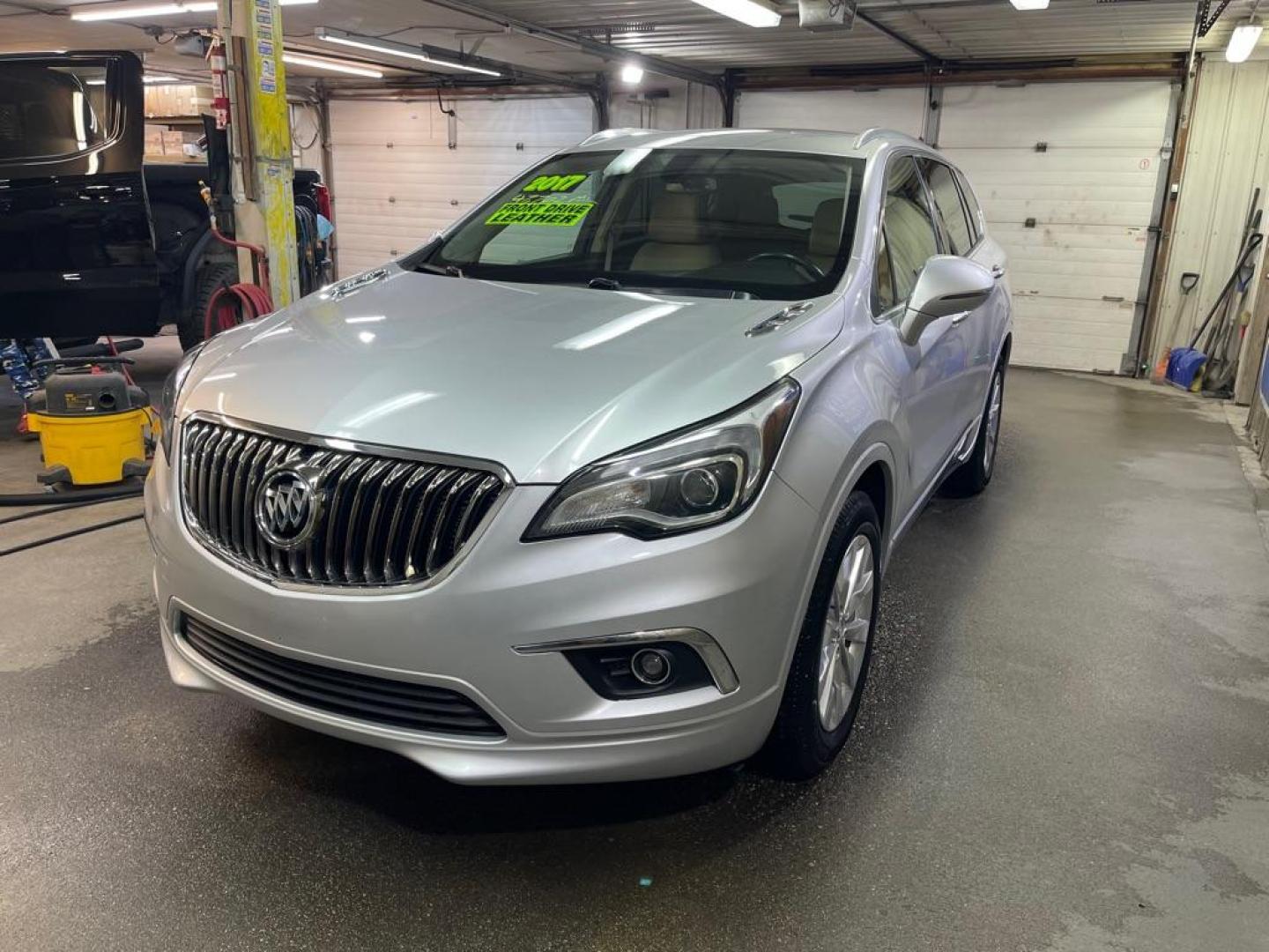 2017 GRAY BUICK ENVISION ESSENCE (LRBFXBSA7HD) with an 2.5L engine, Automatic transmission, located at 2525 S. Cushman, Fairbanks, AK, 99701, (907) 452-5707, 64.824036, -147.712311 - Photo#1
