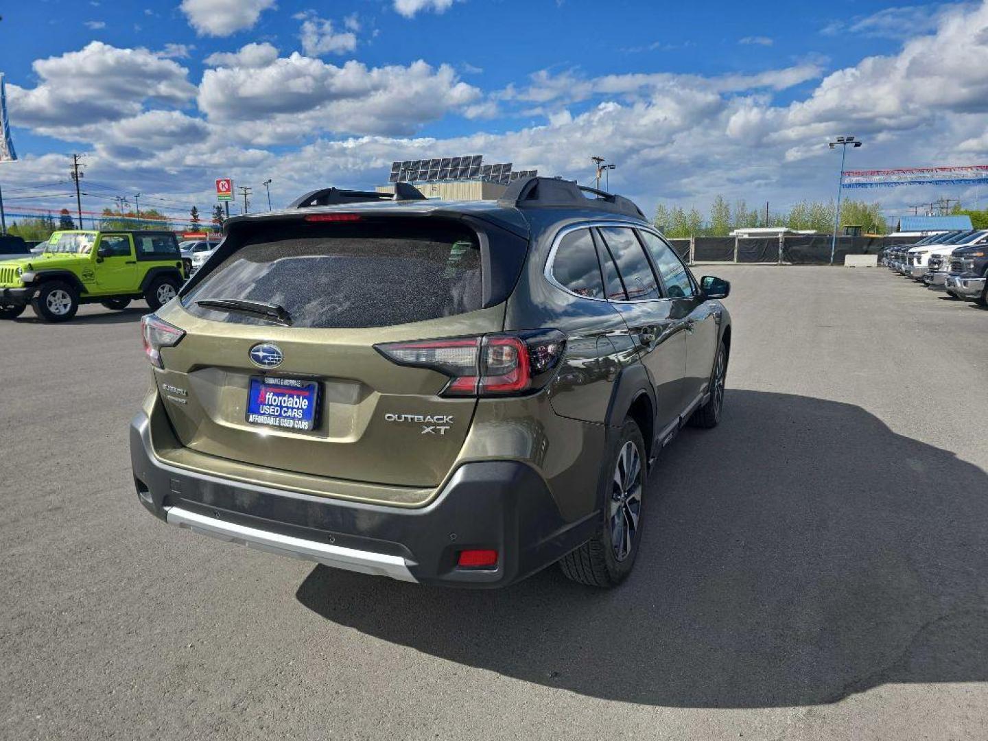 2024 GREEN SUBARU OUTBACK LIMITED XT (4S4BTGND8R3) with an 2.4L engine, Automatic transmission, located at 2525 S. Cushman, Fairbanks, AK, 99701, (907) 452-5707, 64.824036, -147.712311 - Photo#1
