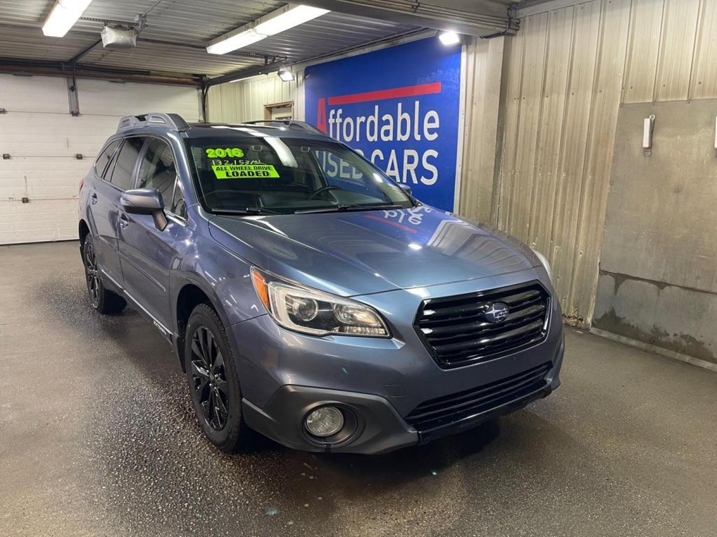 2016 BLUE SUBARU OUTBACK 2.5I LIMITED (4S4BSANC7G3) with an 2.5L engine, Continuously Variable transmission, located at 2525 S. Cushman, Fairbanks, AK, 99701, (907) 452-5707, 64.824036, -147.712311 - Photo#0