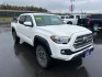 2016 WHITE TOYOTA TACOMA DOUBLE CAB (3TMCZ5AN1GM) with an 3.5L engine, Automatic transmission, located at 2525 S. Cushman, Fairbanks, AK, 99701, (907) 452-5707, 64.824036, -147.712311- Photo#1