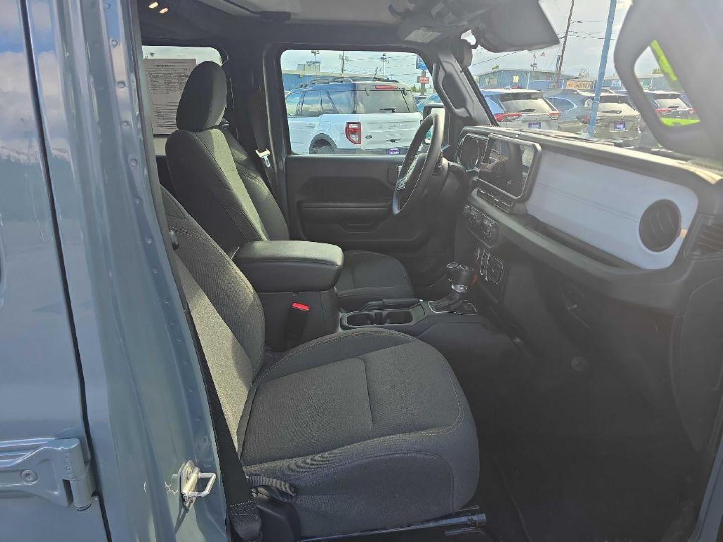2024 GRAY JEEP WRANGLER SPORT (1C4PJXDG4RW) with an 3.6L engine, Automatic transmission, located at 2525 S. Cushman, Fairbanks, AK, 99701, (907) 452-5707, 64.824036, -147.712311 - Photo#3