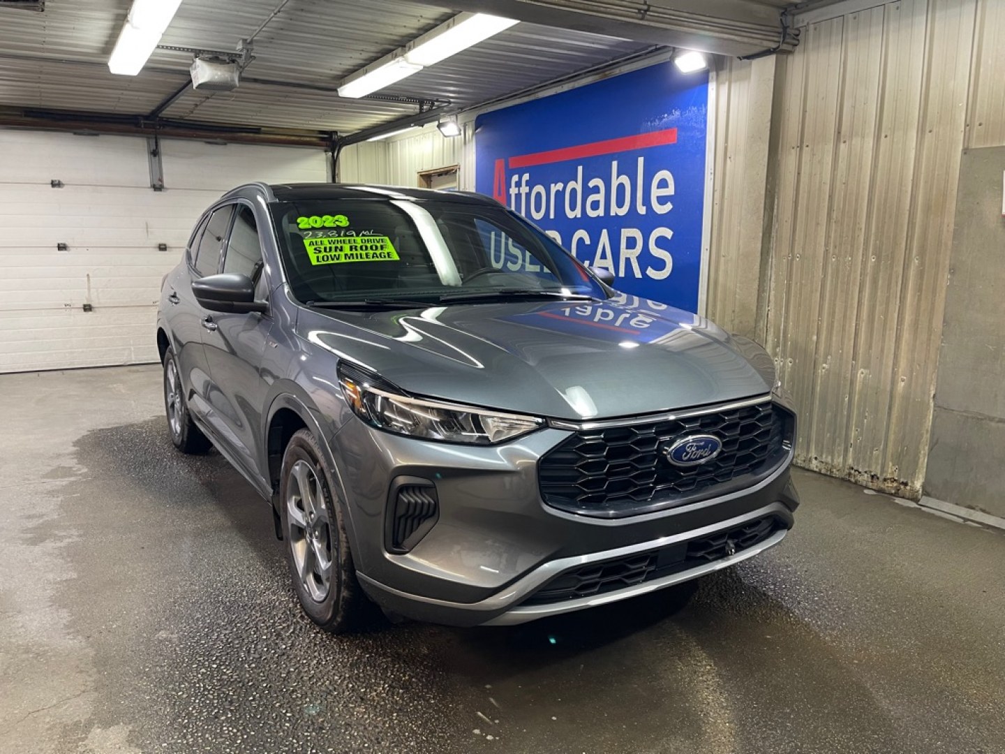 2023 GRAY FORD ESCAPE ST LINE ST LINE (1FMCU9MN8PU) with an 1.5L engine, Automatic transmission, located at 2525 S. Cushman, Fairbanks, AK, 99701, (907) 452-5707, 64.824036, -147.712311- Photo#0