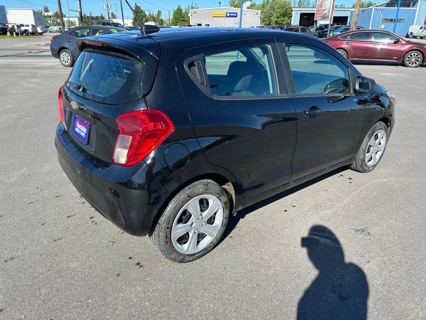 2022 BLACK CHEVROLET SPARK LS (KL8CB6SA1NC) with an 1.4L engine, Automatic transmission, located at 2525 S. Cushman, Fairbanks, AK, 99701, (907) 452-5707, 64.824036, -147.712311 - Photo#1