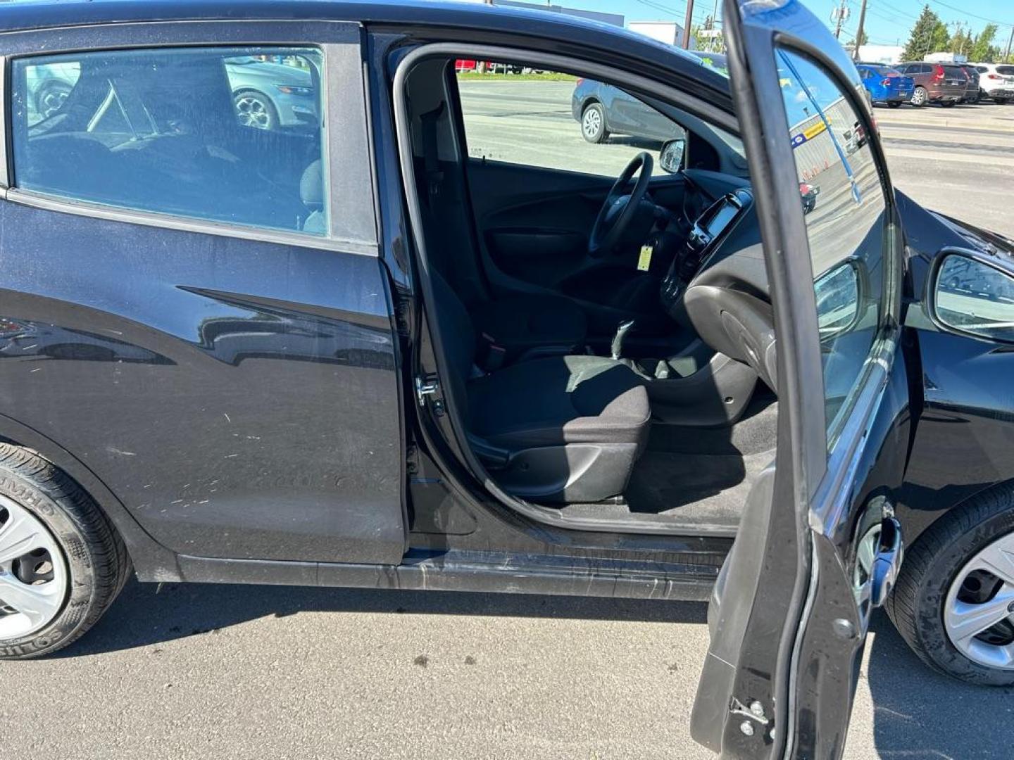 2022 BLACK CHEVROLET SPARK LS (KL8CB6SA1NC) with an 1.4L engine, Automatic transmission, located at 2525 S. Cushman, Fairbanks, AK, 99701, (907) 452-5707, 64.824036, -147.712311 - Photo#3