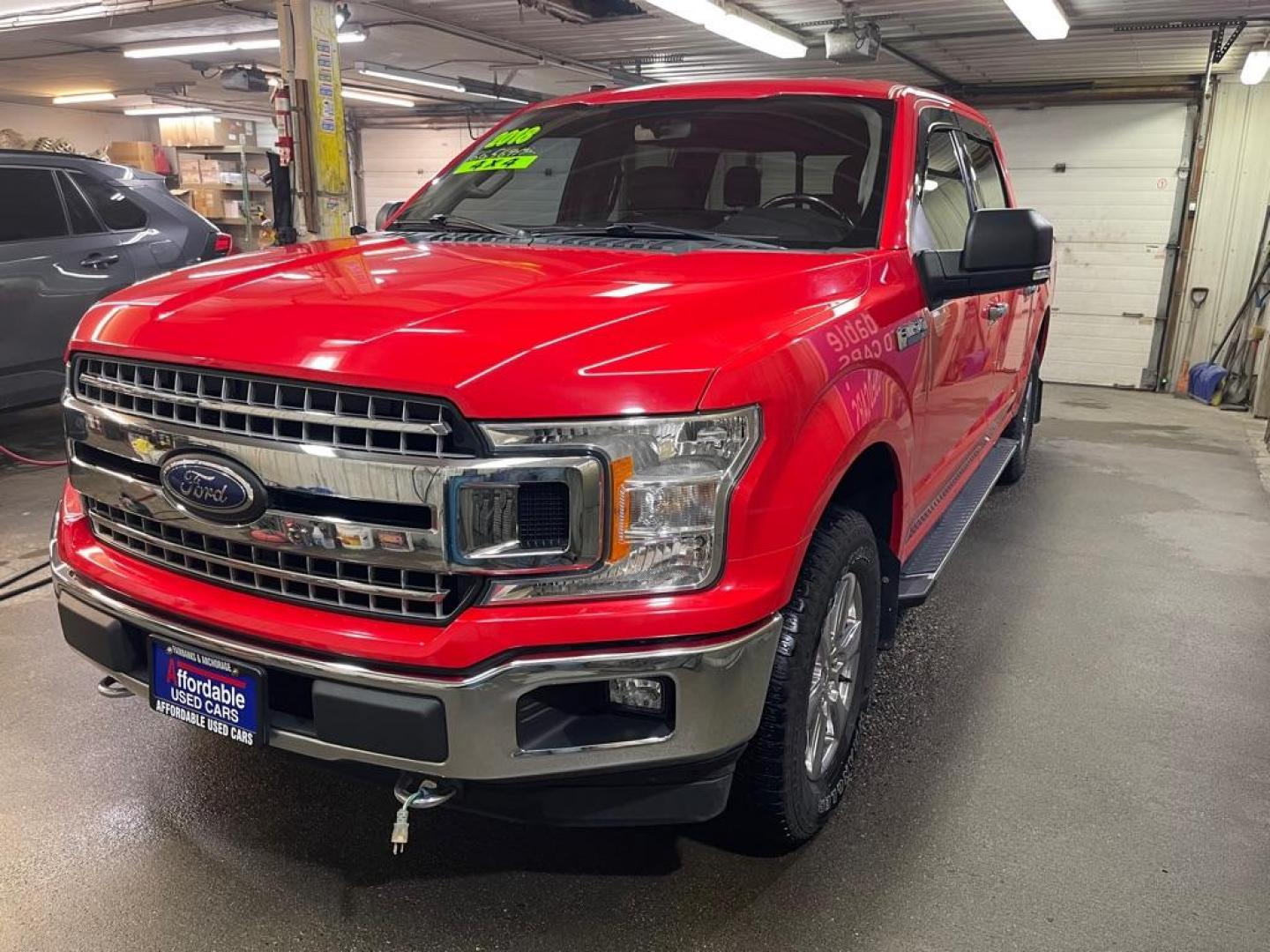 2018 RED FORD F150 SUPERCREW (1FTEW1EP0JF) with an 2.7L engine, Automatic transmission, located at 2525 S. Cushman, Fairbanks, AK, 99701, (907) 452-5707, 64.824036, -147.712311- Photo#1