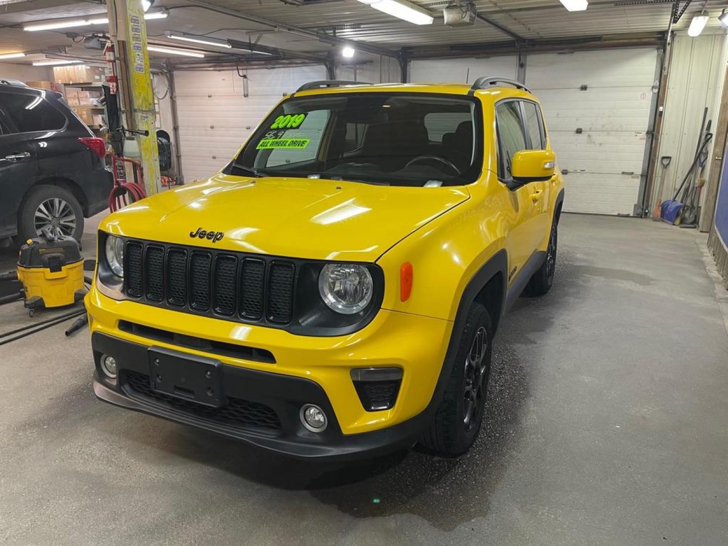 2019 YELLOW JEEP RENEGADE LATITUDE (ZACNJBBB4KP) with an 2.4L engine, Automatic transmission, located at 2525 S. Cushman, Fairbanks, AK, 99701, (907) 452-5707, 64.824036, -147.712311- Photo#1