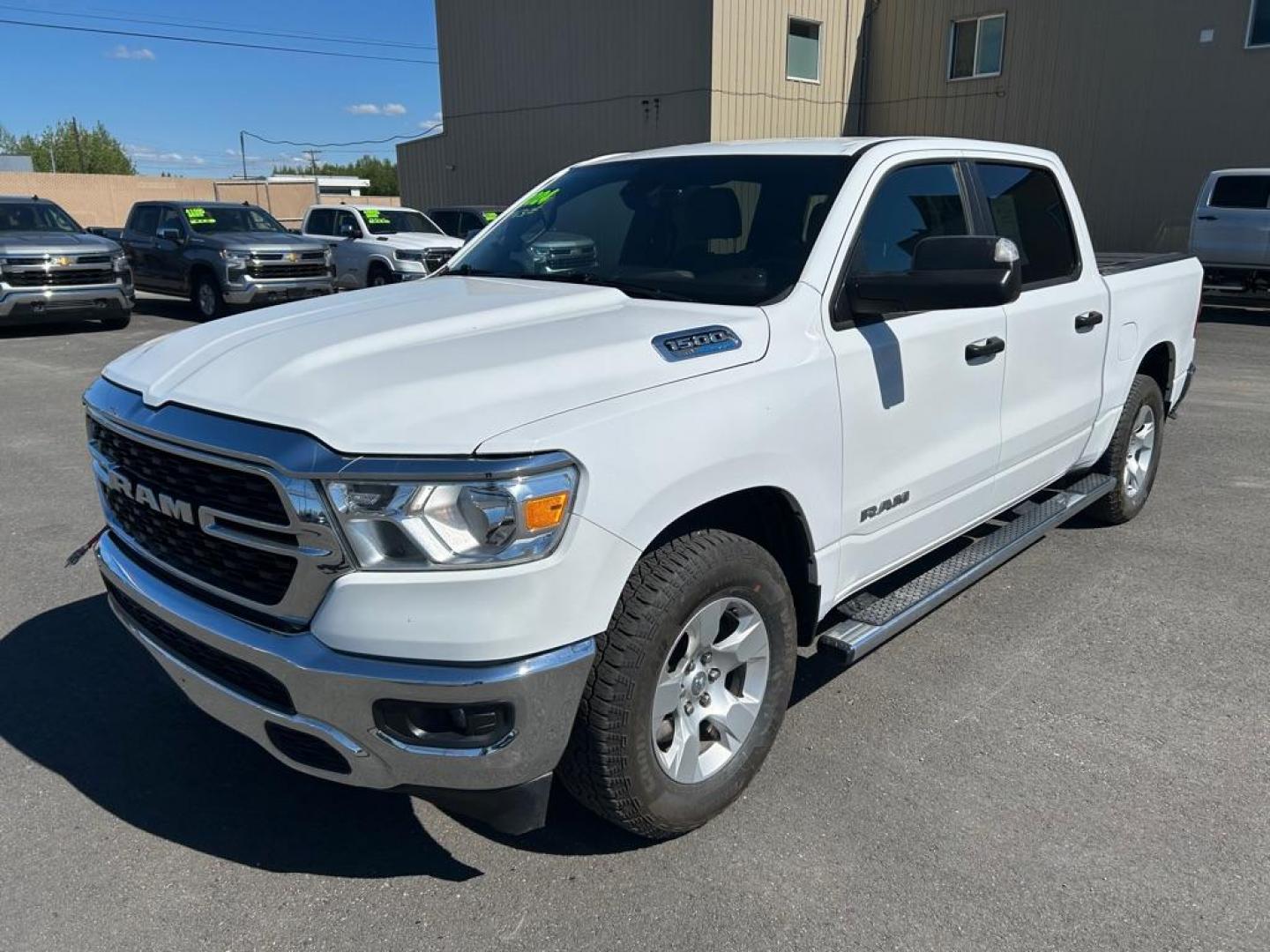 2024 WHITE RAM 1500 BIG HORN/LONE STAR (1C6SRFFTXRN) with an 5.7L engine, Automatic transmission, located at 2525 S. Cushman, Fairbanks, AK, 99701, (907) 452-5707, 64.824036, -147.712311 - Photo#0