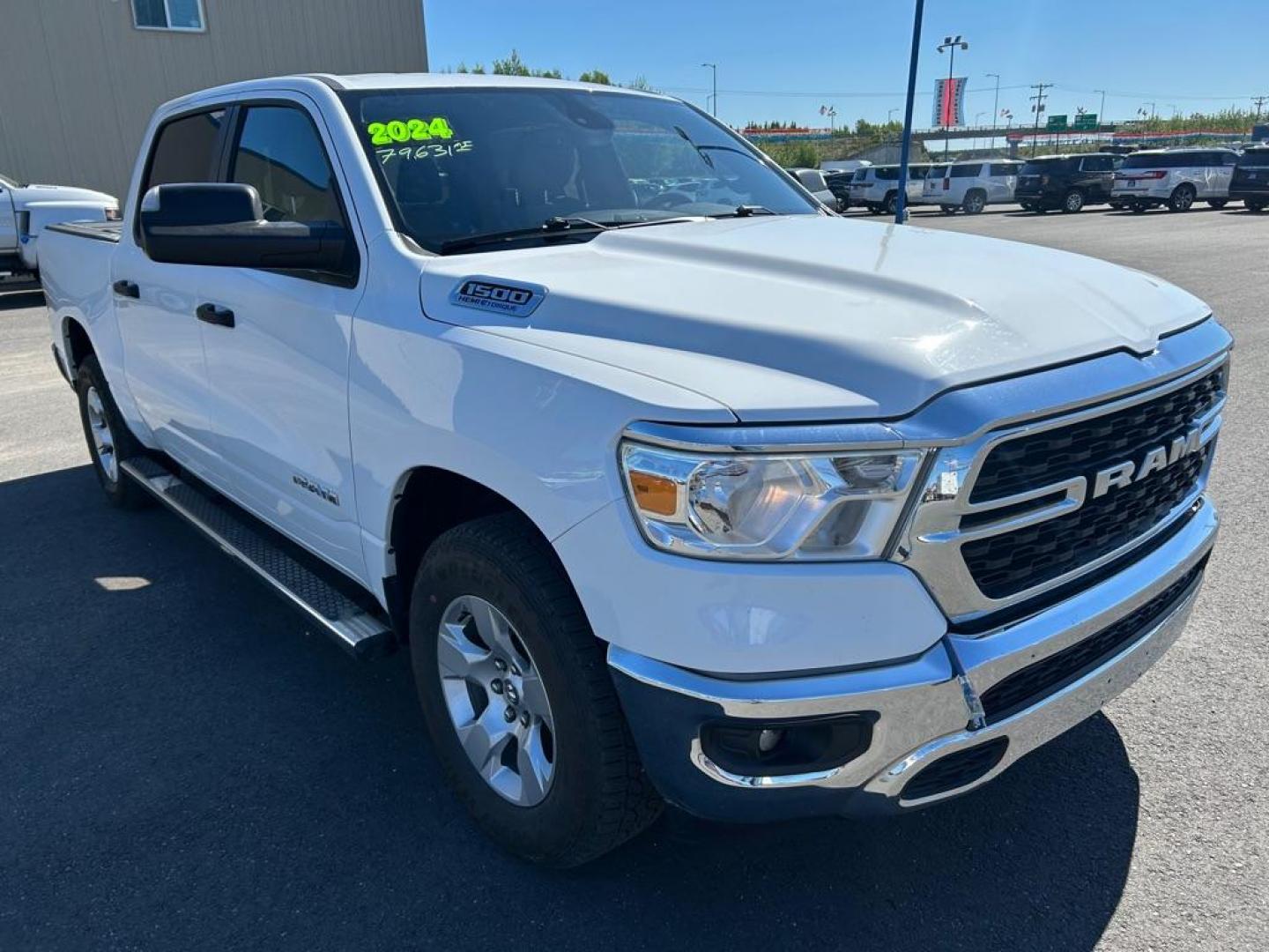 2024 WHITE RAM 1500 BIG HORN/LONE STAR (1C6SRFFTXRN) with an 5.7L engine, Automatic transmission, located at 2525 S. Cushman, Fairbanks, AK, 99701, (907) 452-5707, 64.824036, -147.712311 - Photo#1