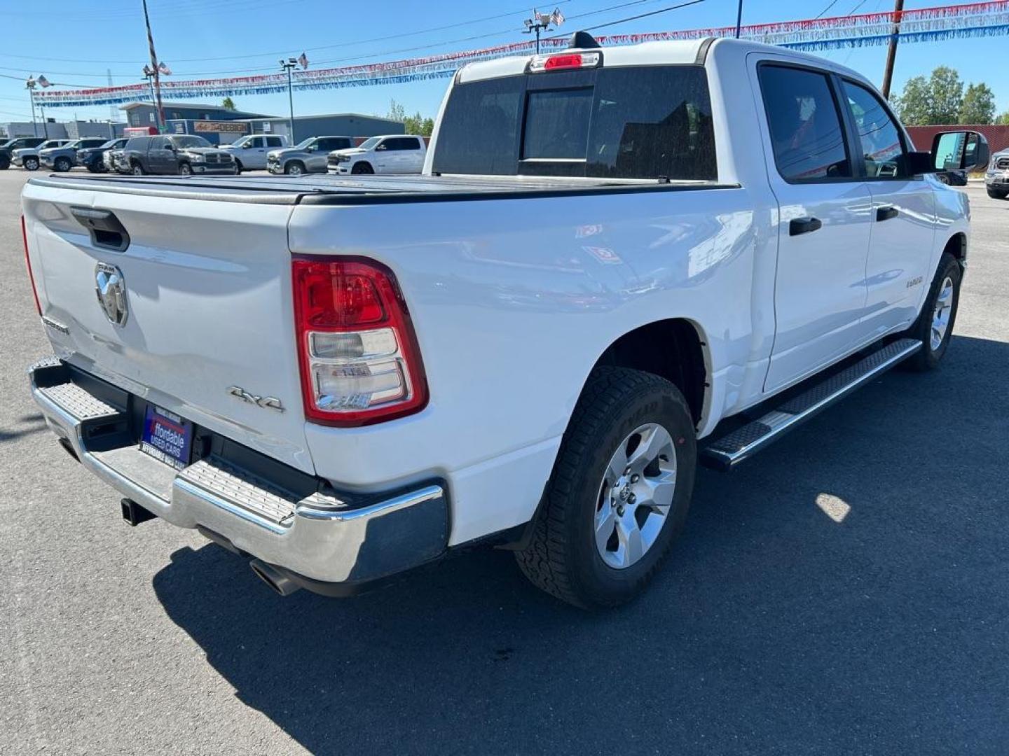 2024 WHITE RAM 1500 BIG HORN/LONE STAR (1C6SRFFTXRN) with an 5.7L engine, Automatic transmission, located at 2525 S. Cushman, Fairbanks, AK, 99701, (907) 452-5707, 64.824036, -147.712311 - Photo#2