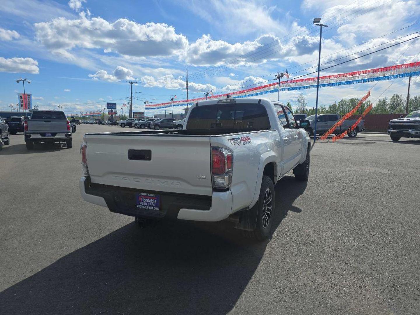 2023 WHITE TOYOTA TACOMA TRD DOUBLE CAB (3TYDZ5BN2PT) with an 3.5L engine, Automatic transmission, located at 2525 S. Cushman, Fairbanks, AK, 99701, (907) 452-5707, 64.824036, -147.712311 - Photo#2
