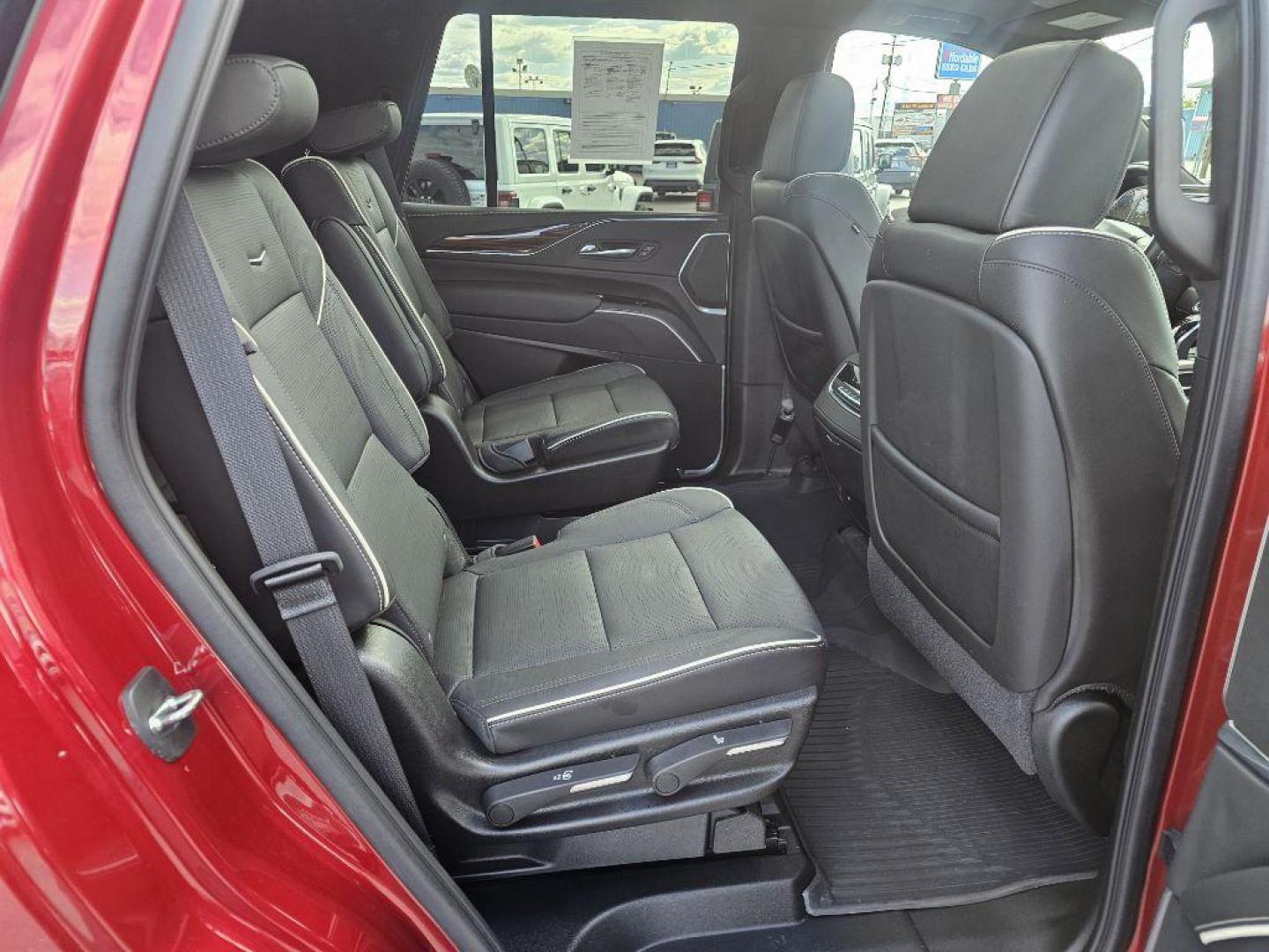 2021 RED CADILLAC ESCALADE PREMIUM LUXURY (1GYS4BKL6MR) with an 6.2L engine, Automatic transmission, located at 2525 S. Cushman, Fairbanks, AK, 99701, (907) 452-5707, 64.824036, -147.712311 - Photo#2
