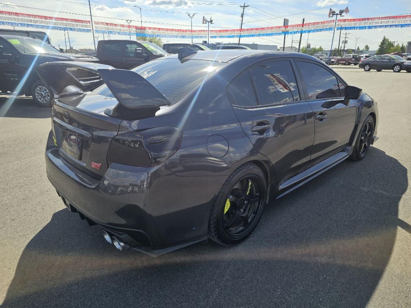 2019 BLACK SUBARU WRX STI STI (JF1VA2R67K9) with an 2.5L engine, 6-Speed Manual transmission, located at 2525 S. Cushman, Fairbanks, AK, 99701, (907) 452-5707, 64.824036, -147.712311- Photo#2
