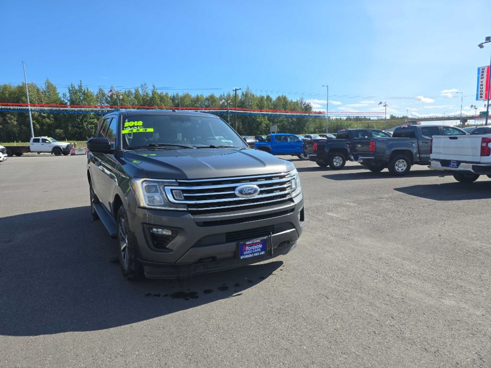 2018 GRAY FORD EXPEDITION XL (1FMJU1GT1JE) with an 3.5L engine, Automatic transmission, located at 2525 S. Cushman, Fairbanks, AK, 99701, (907) 452-5707, 64.824036, -147.712311 - Photo#0