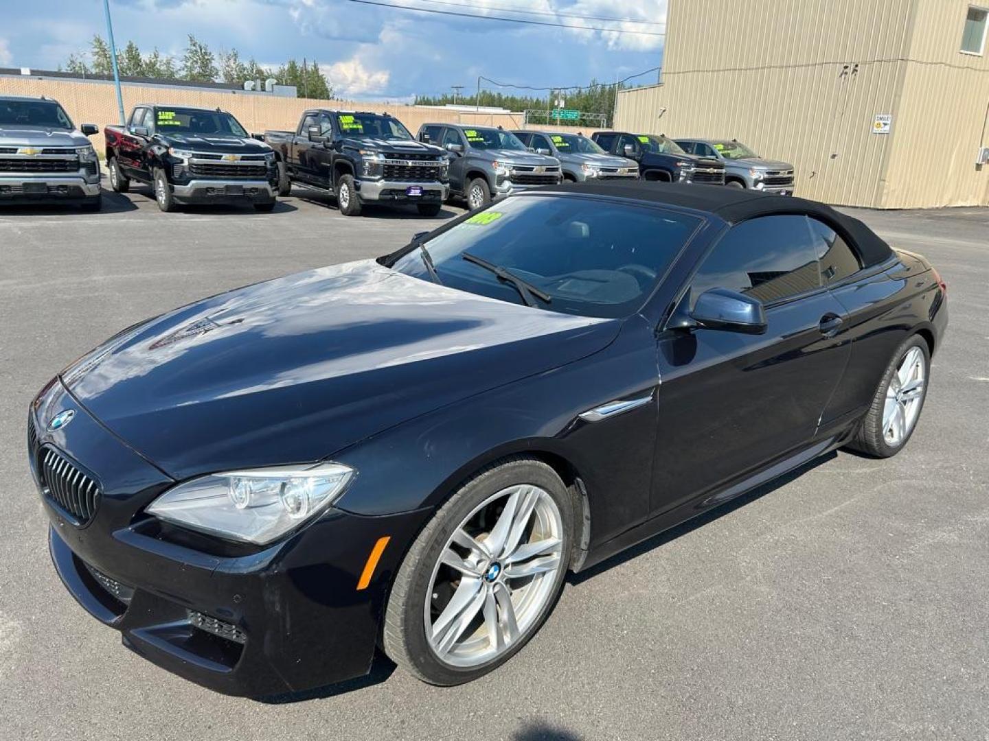 2013 BLACK BMW 650 I (WBAYP9C54DD) with an 4.4L engine, Automatic transmission, located at 2525 S. Cushman, Fairbanks, AK, 99701, (907) 452-5707, 64.824036, -147.712311 - Photo#0