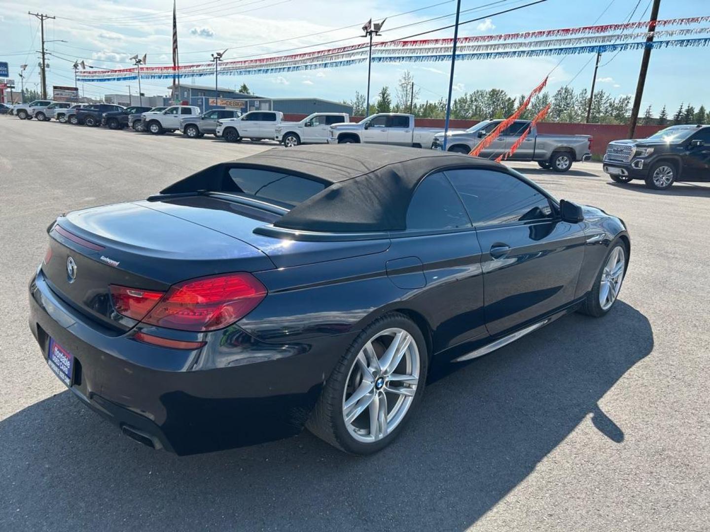2013 BLACK BMW 650 I (WBAYP9C54DD) with an 4.4L engine, Automatic transmission, located at 2525 S. Cushman, Fairbanks, AK, 99701, (907) 452-5707, 64.824036, -147.712311 - Photo#2