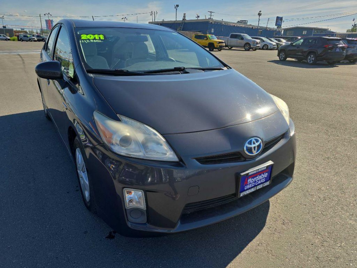2011 GRAY TOYOTA PRIUS 2 leve 2 (JTDKN3DU4B5) with an 1.8L engine, Continuously Variable transmission, located at 2525 S. Cushman, Fairbanks, AK, 99701, (907) 452-5707, 64.824036, -147.712311- Photo#0