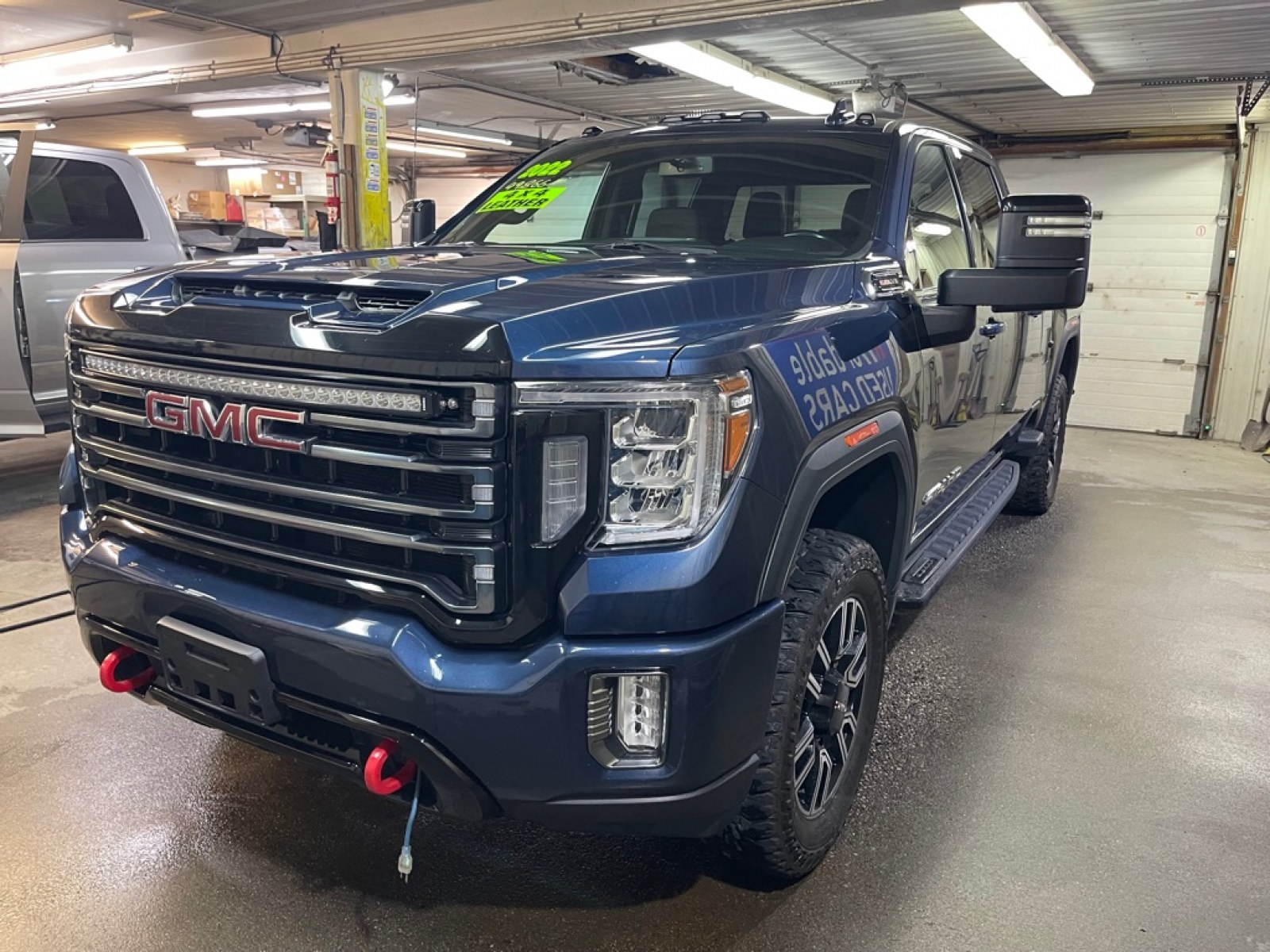 2022 BLUE GMC SIERRA AT4 2500 AT4 (1GT49PE7XNF) with an 6.6L engine, Automatic transmission, located at 2525 S. Cushman, Fairbanks, AK, 99701, (907) 452-5707, 64.824036, -147.712311 - Photo#1
