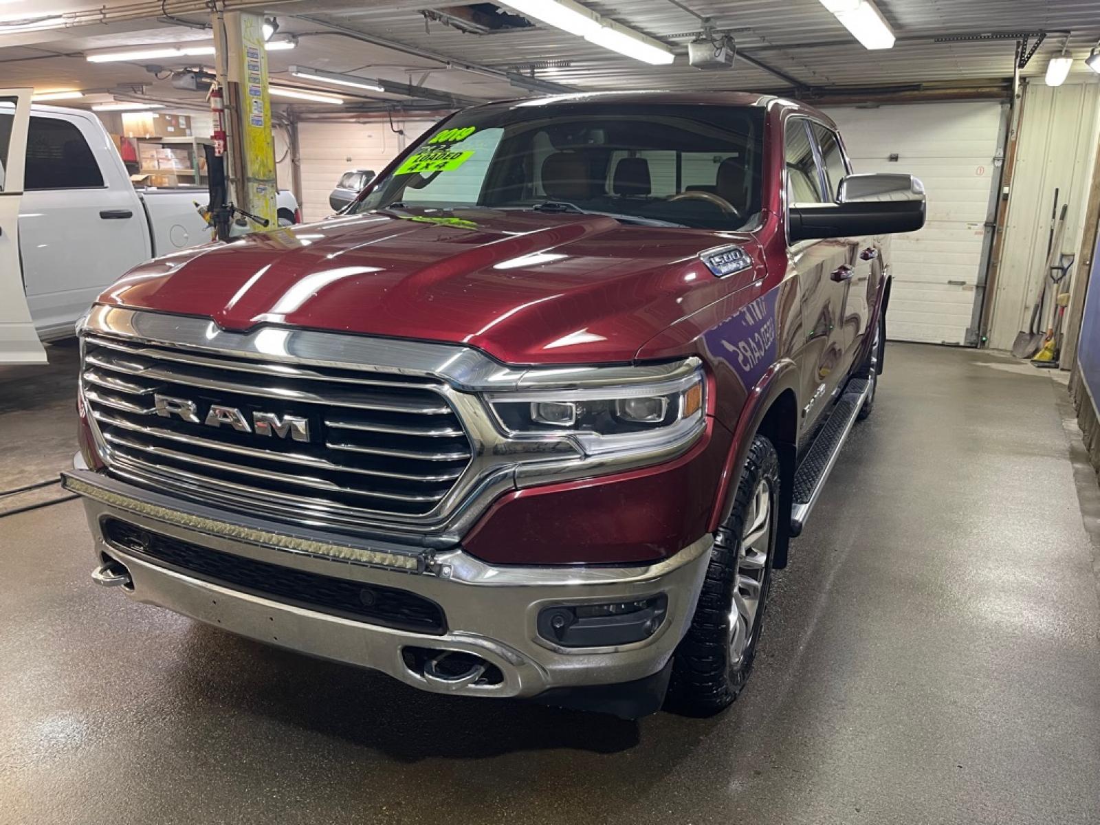 2019 MAROON RAM 1500 LONGHORN (1C6SRFKT3KN) with an 5.7L engine, Automatic transmission, located at 2525 S. Cushman, Fairbanks, AK, 99701, (907) 452-5707, 64.824036, -147.712311 - Photo#1