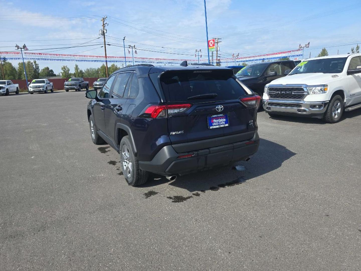 2024 BLUE TOYOTA RAV4 XLE XLE (2T3P1RFV6RW) with an 2.5L engine, Automatic transmission, located at 2525 S. Cushman, Fairbanks, AK, 99701, (907) 452-5707, 64.824036, -147.712311- Photo#4