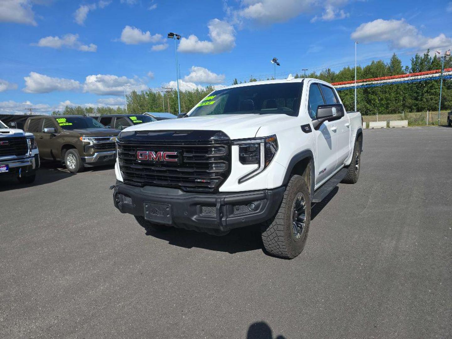 2024 WHITE GMC SIERRA AT4X 1500 AT4X (3GTUUFE87RG) with an 3.0L engine, Automatic transmission, located at 2525 S. Cushman, Fairbanks, AK, 99701, (907) 452-5707, 64.824036, -147.712311 - Photo#1