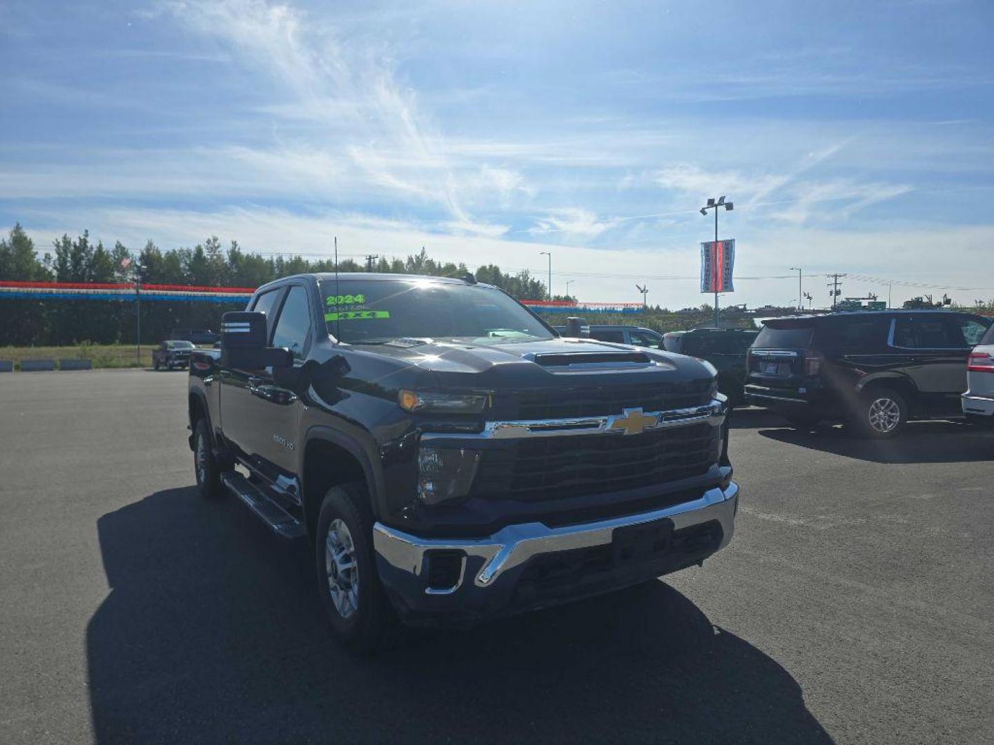 2024 BLACK CHEVROLET SILVERADO 2500 HEAVY DUTY LT (1GC4YNE78RF) with an 6.6L engine, Automatic transmission, located at 2525 S. Cushman, Fairbanks, AK, 99701, (907) 452-5707, 64.824036, -147.712311 - Photo#1